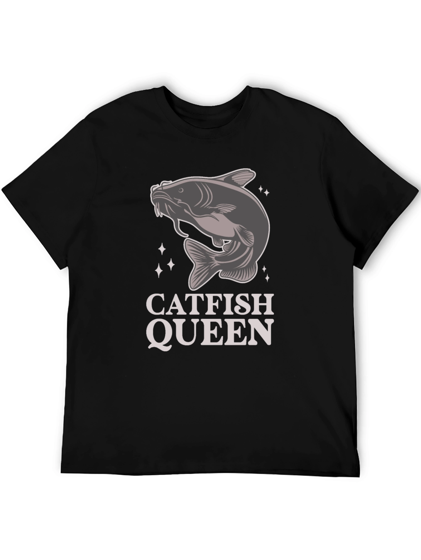 Catfish Queen T-Shirt - Fishing Humor Tee
