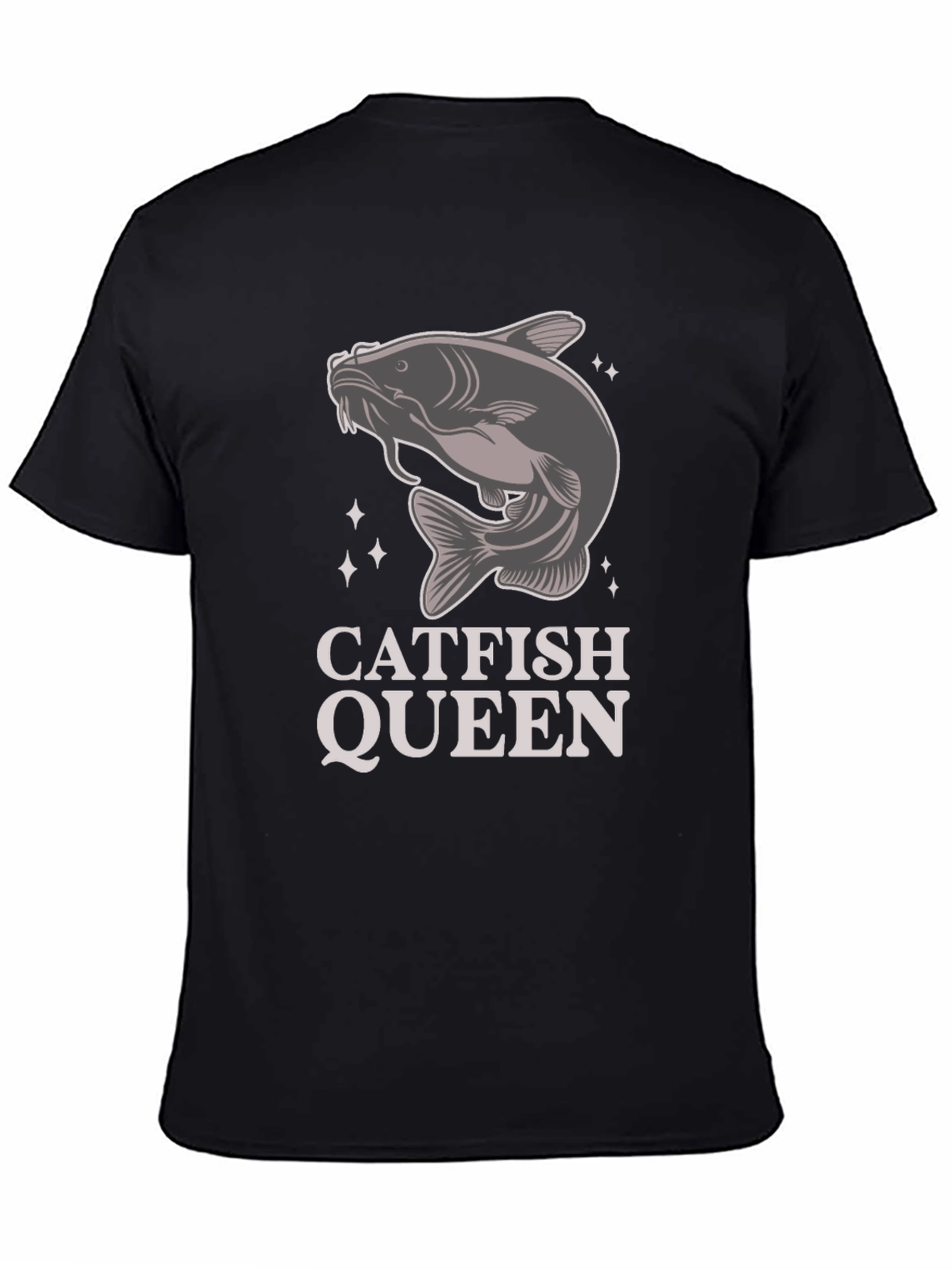 Catfish Queen T-Shirt - Fishing Humor Tee