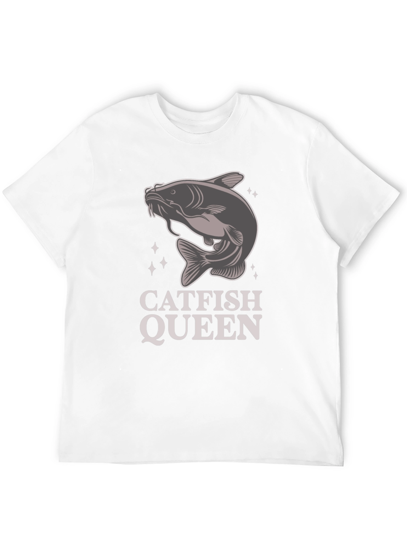 Catfish Queen T-Shirt - Fishing Humor Tee