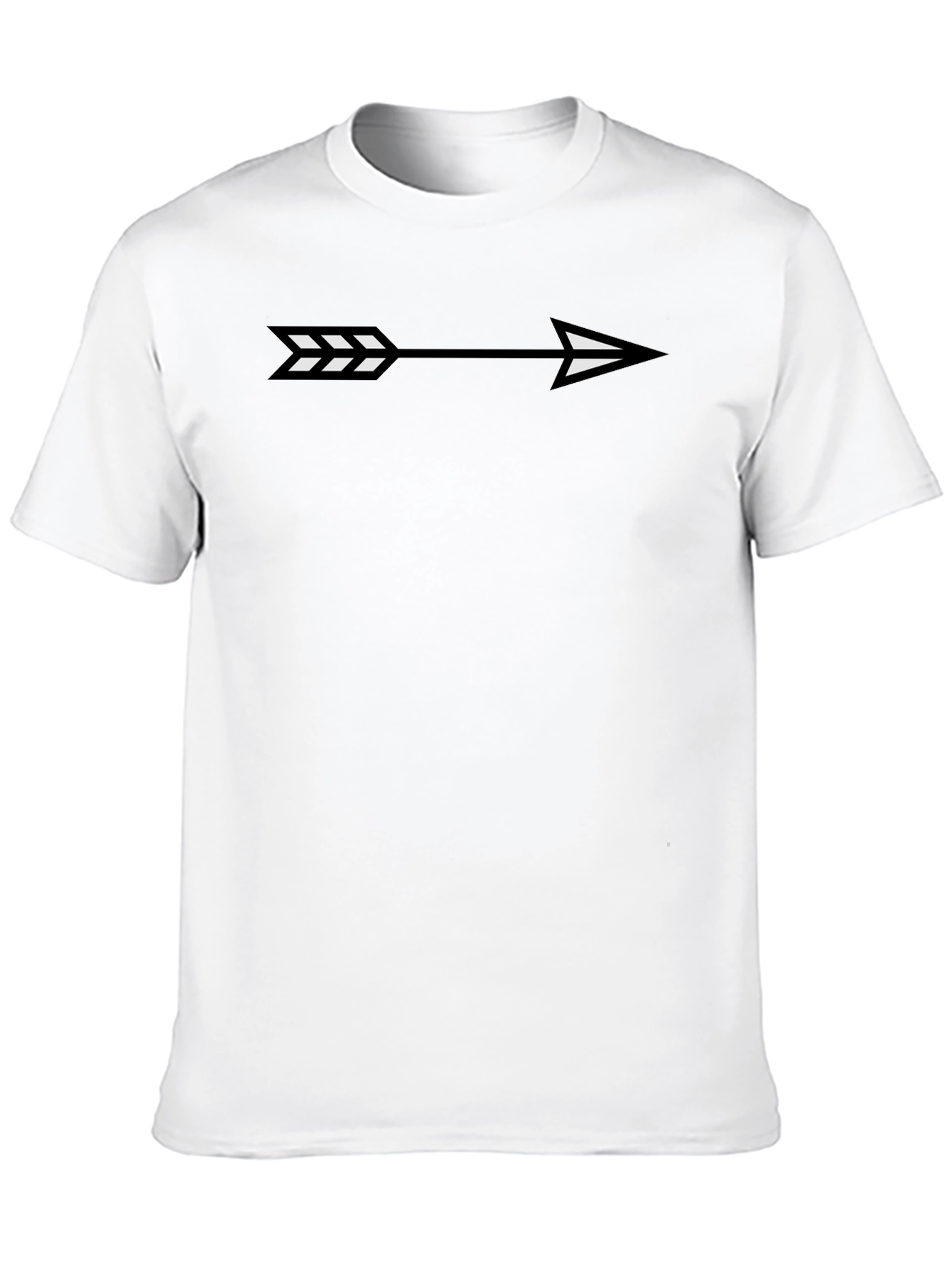 Arrow Graphic Black T-Shirt | Stylish Casual Tee
