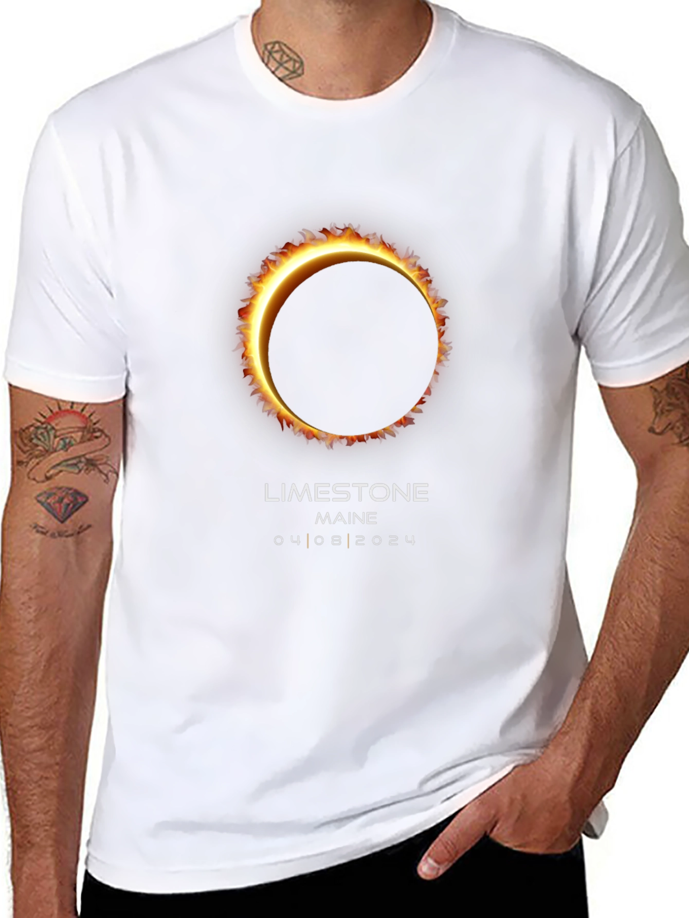 Limestone Maine Eclipse 2024 T-Shirt