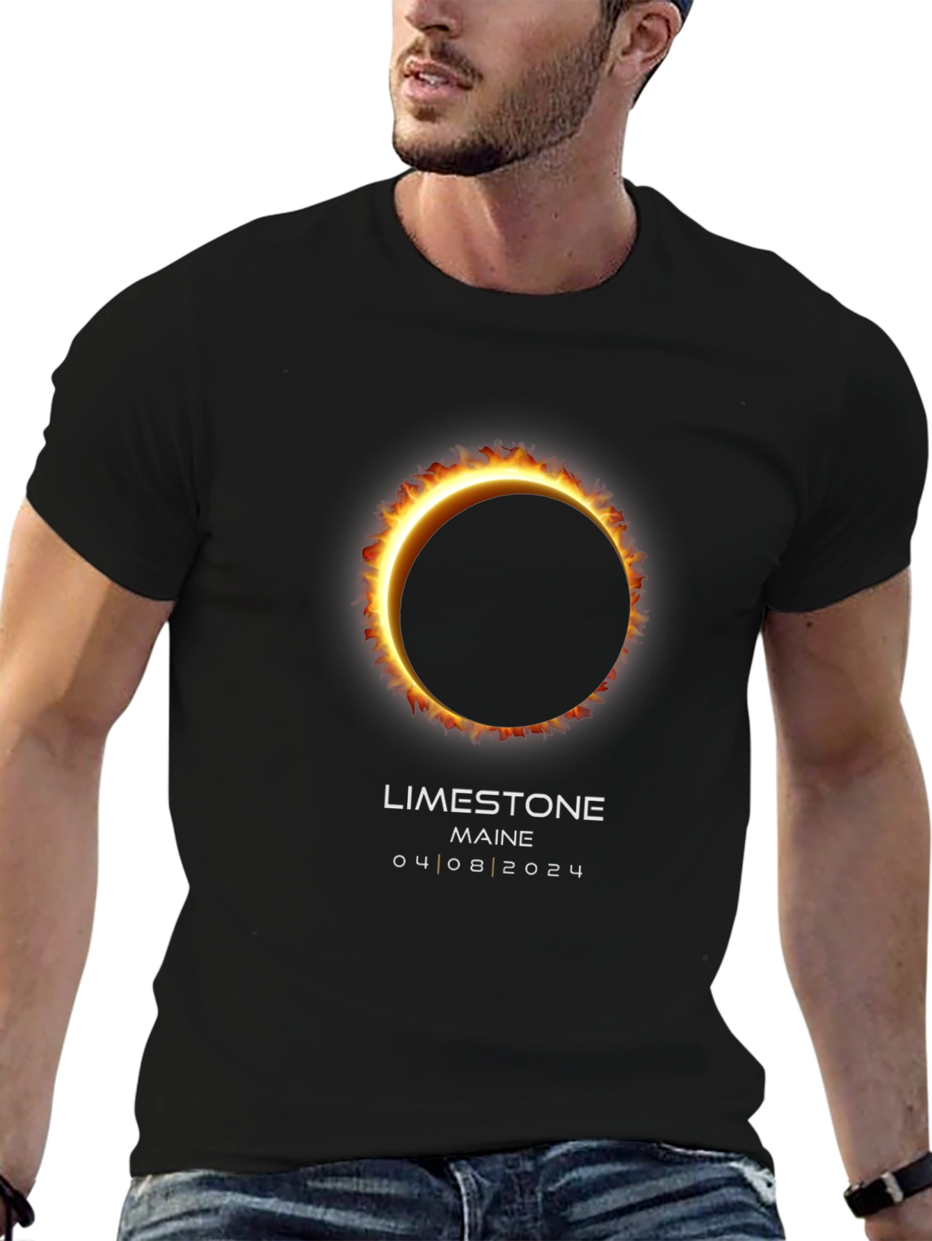 Limestone Maine Eclipse 2024 T-Shirt