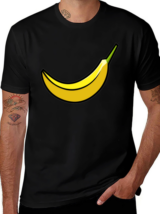 Banana Graphic Black T-Shirt | Unisex Cotton Tee