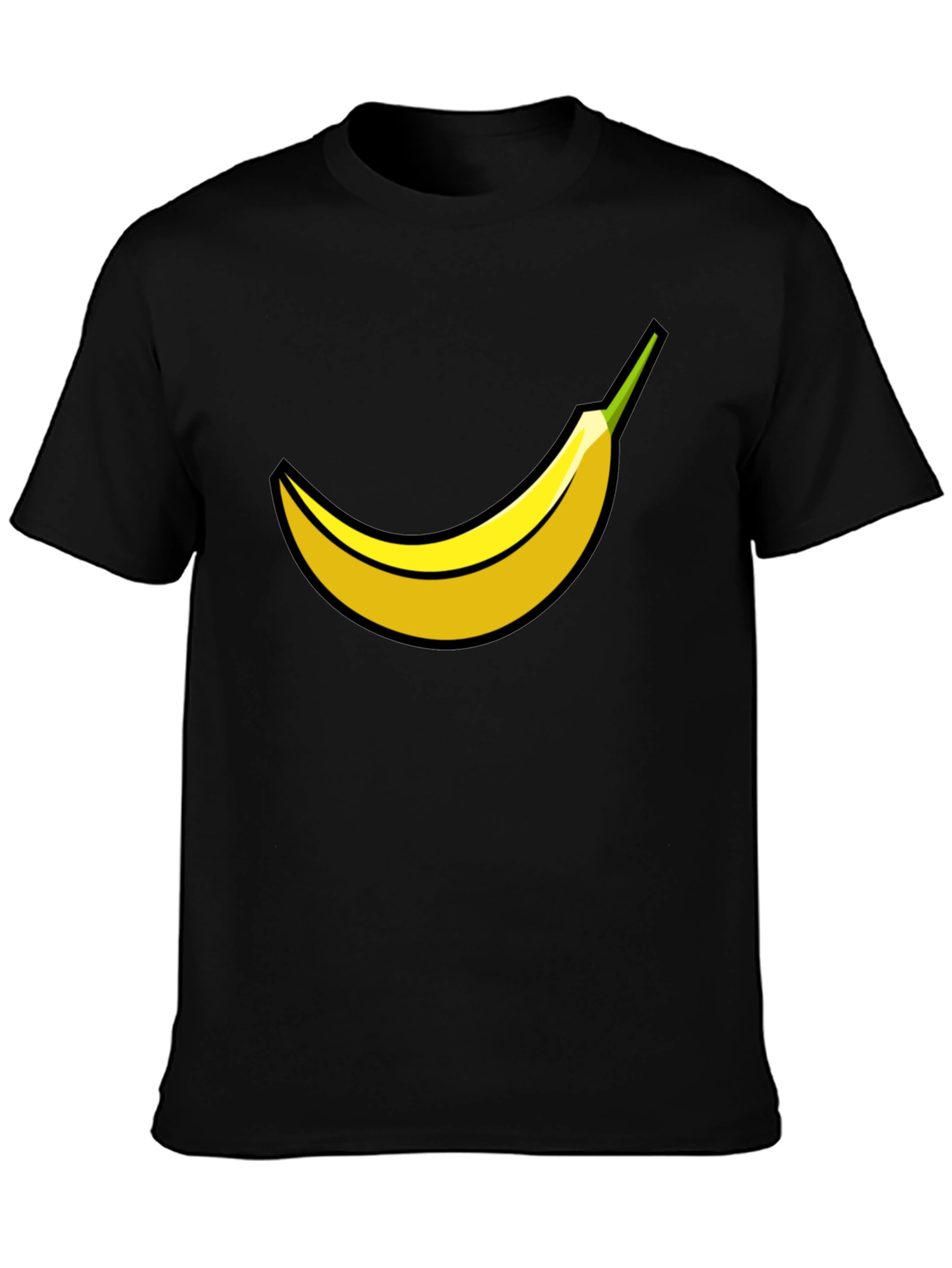 Banana Graphic Black T-Shirt | Unisex Cotton Tee