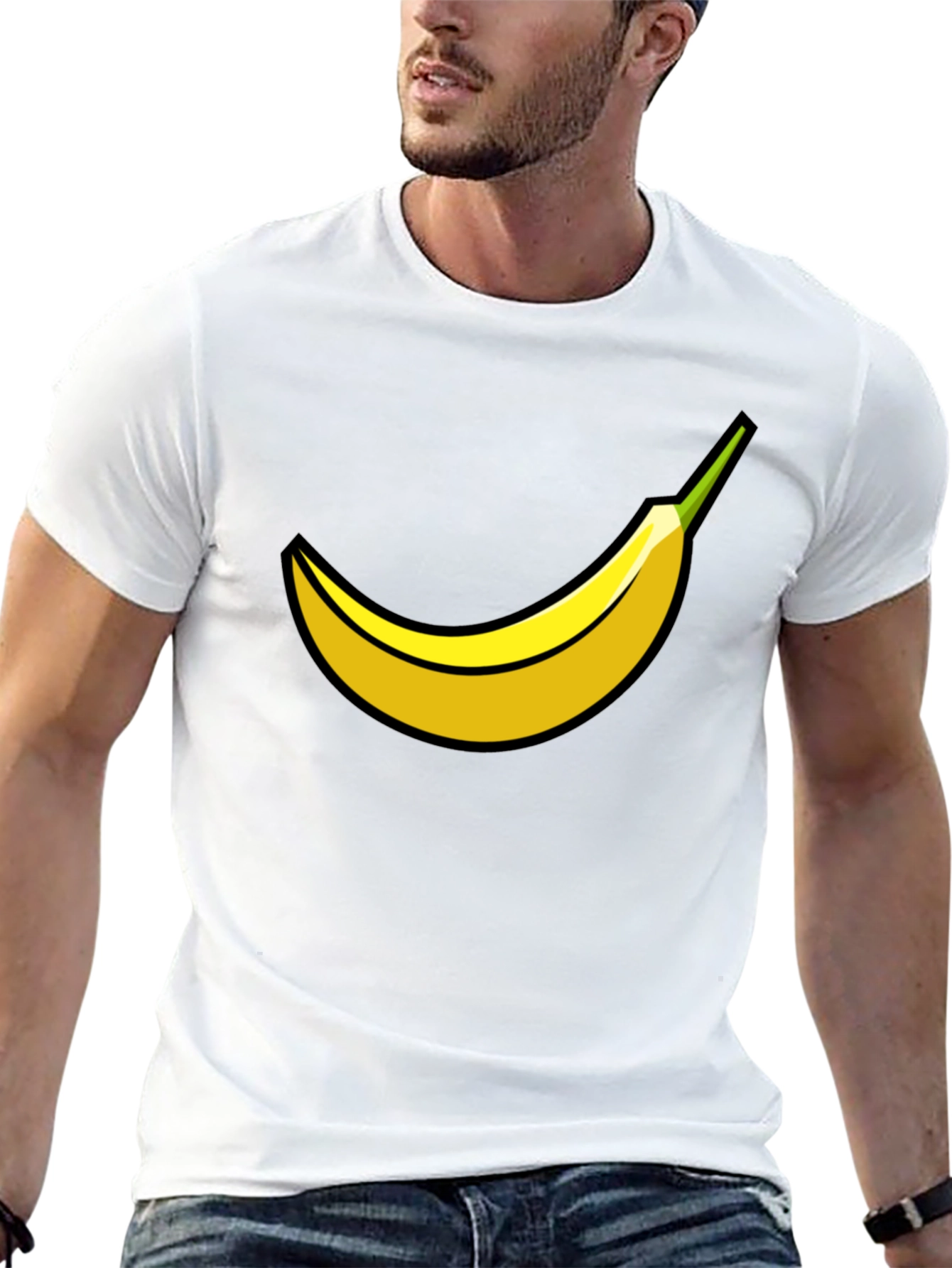 Banana Graphic Black T-Shirt | Unisex Cotton Tee