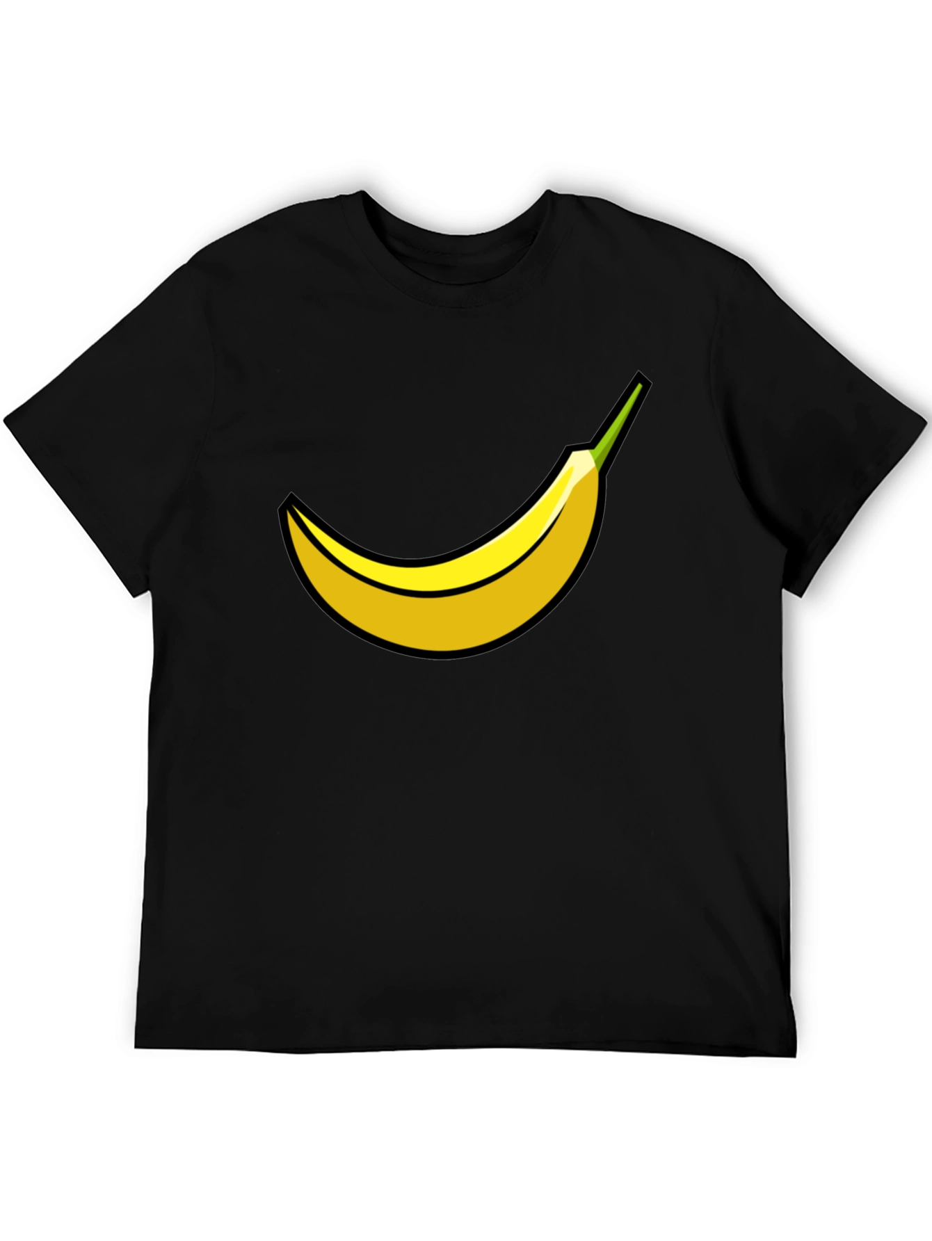 Banana Graphic Black T-Shirt | Unisex Cotton Tee
