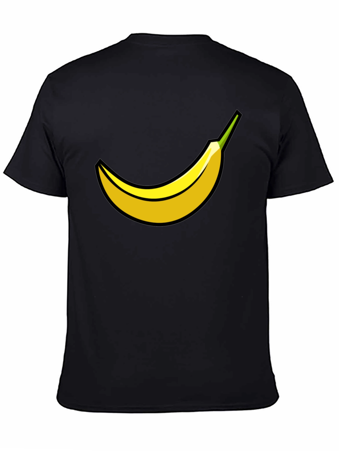 Banana Graphic Black T-Shirt | Unisex Cotton Tee