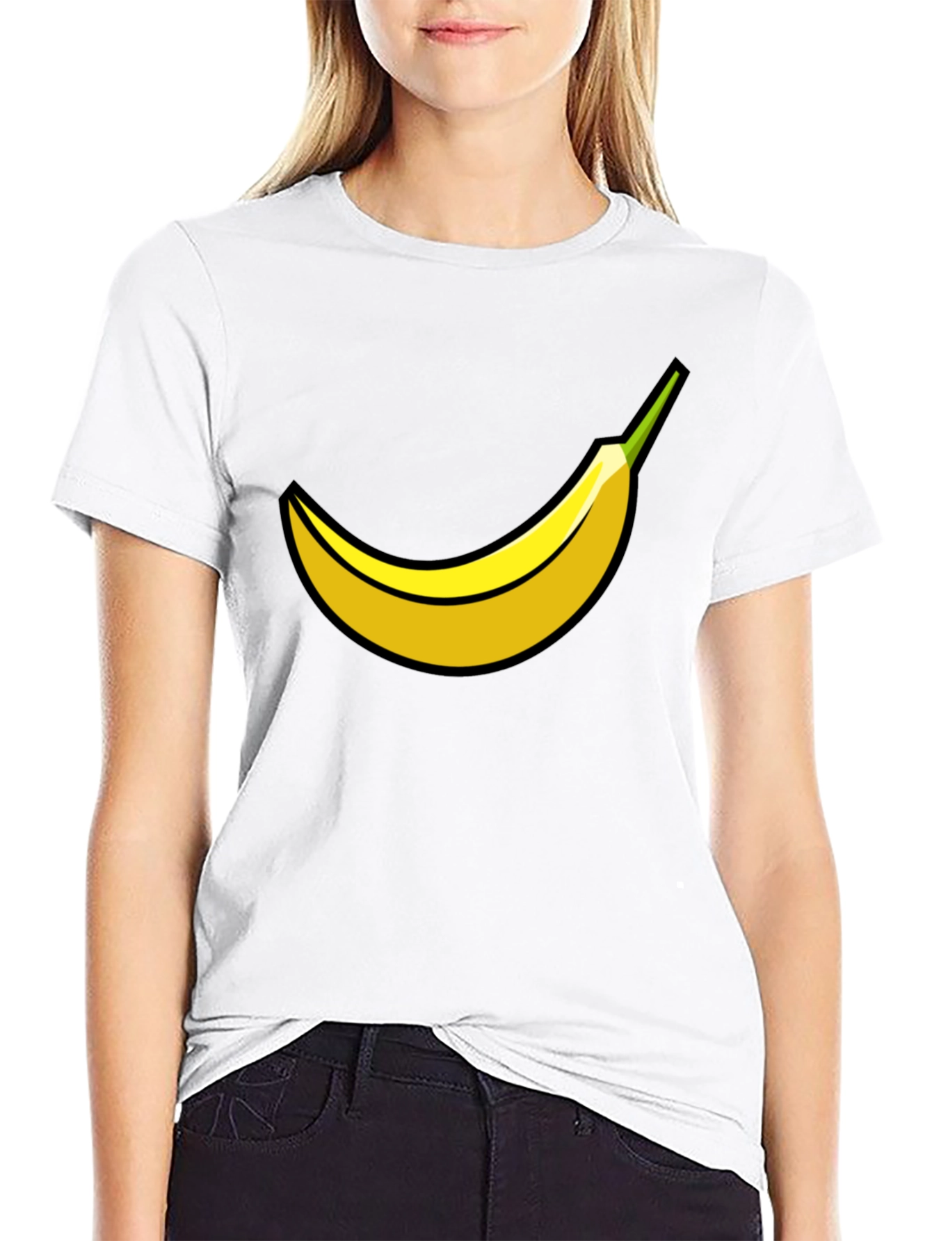 Banana Graphic Black T-Shirt | Unisex Cotton Tee