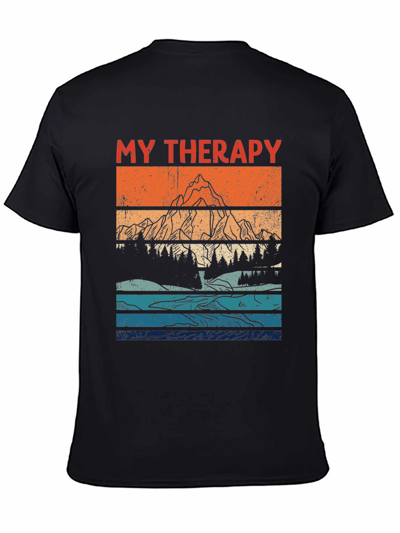 My Therapy Mountain Graphic Tee - Nature Lover
