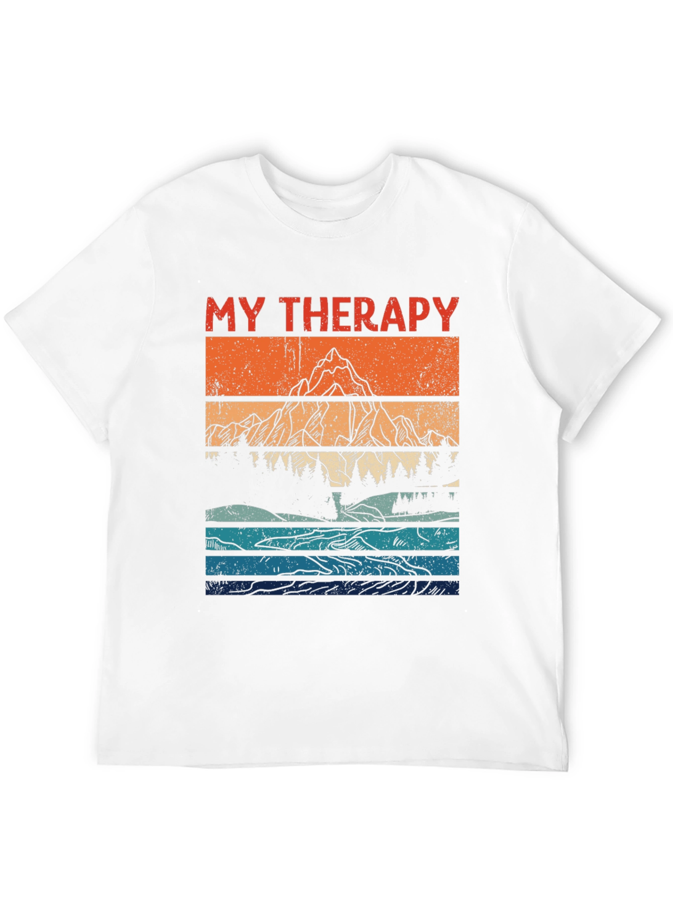My Therapy Mountain Graphic Tee - Nature Lover
