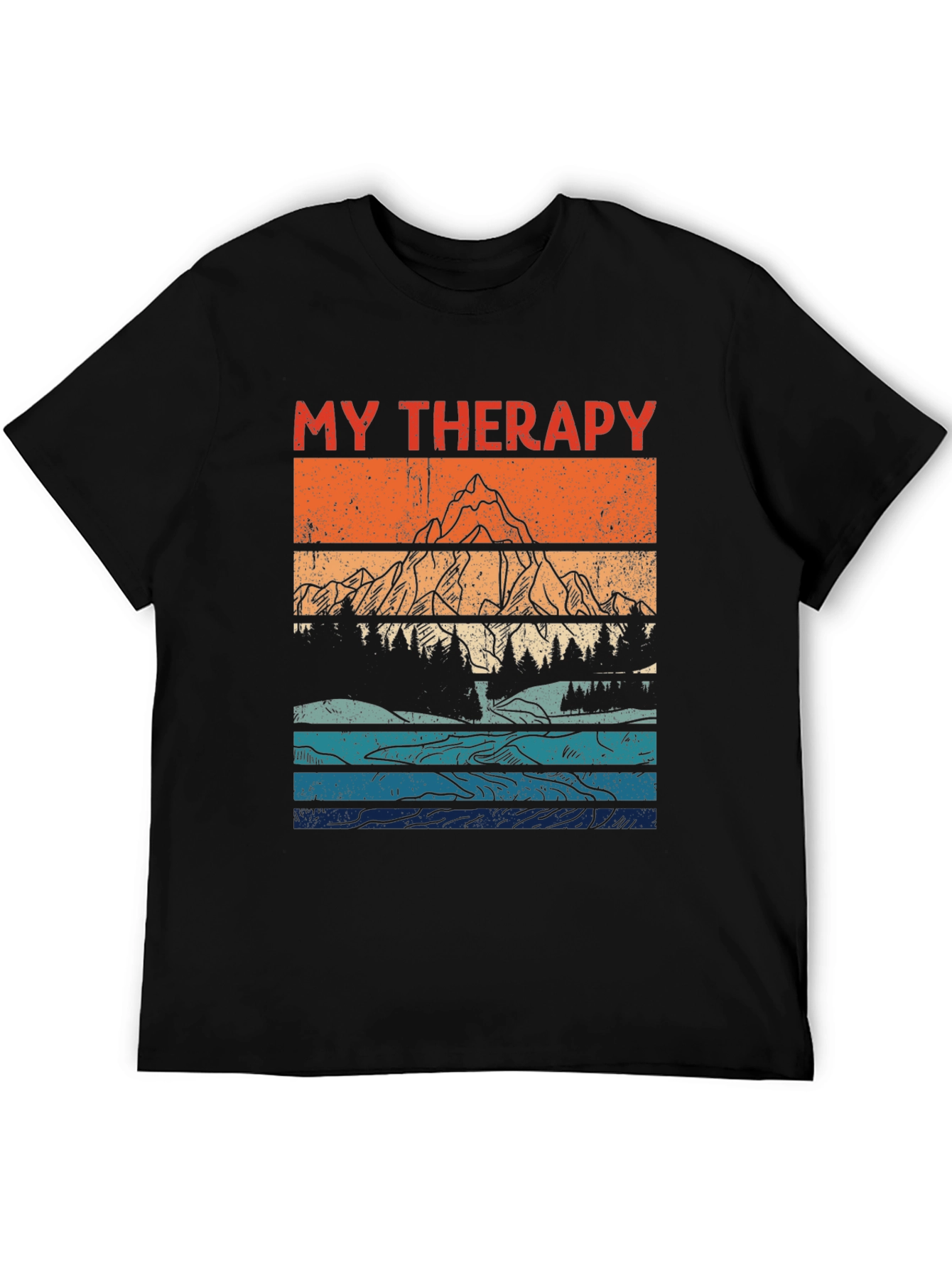 My Therapy Mountain Graphic Tee - Nature Lover