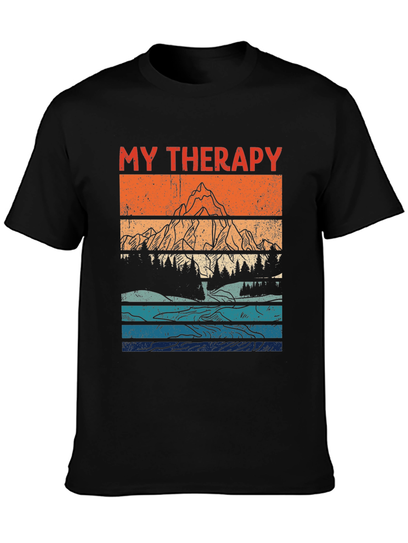 My Therapy Mountain Graphic Tee - Nature Lover