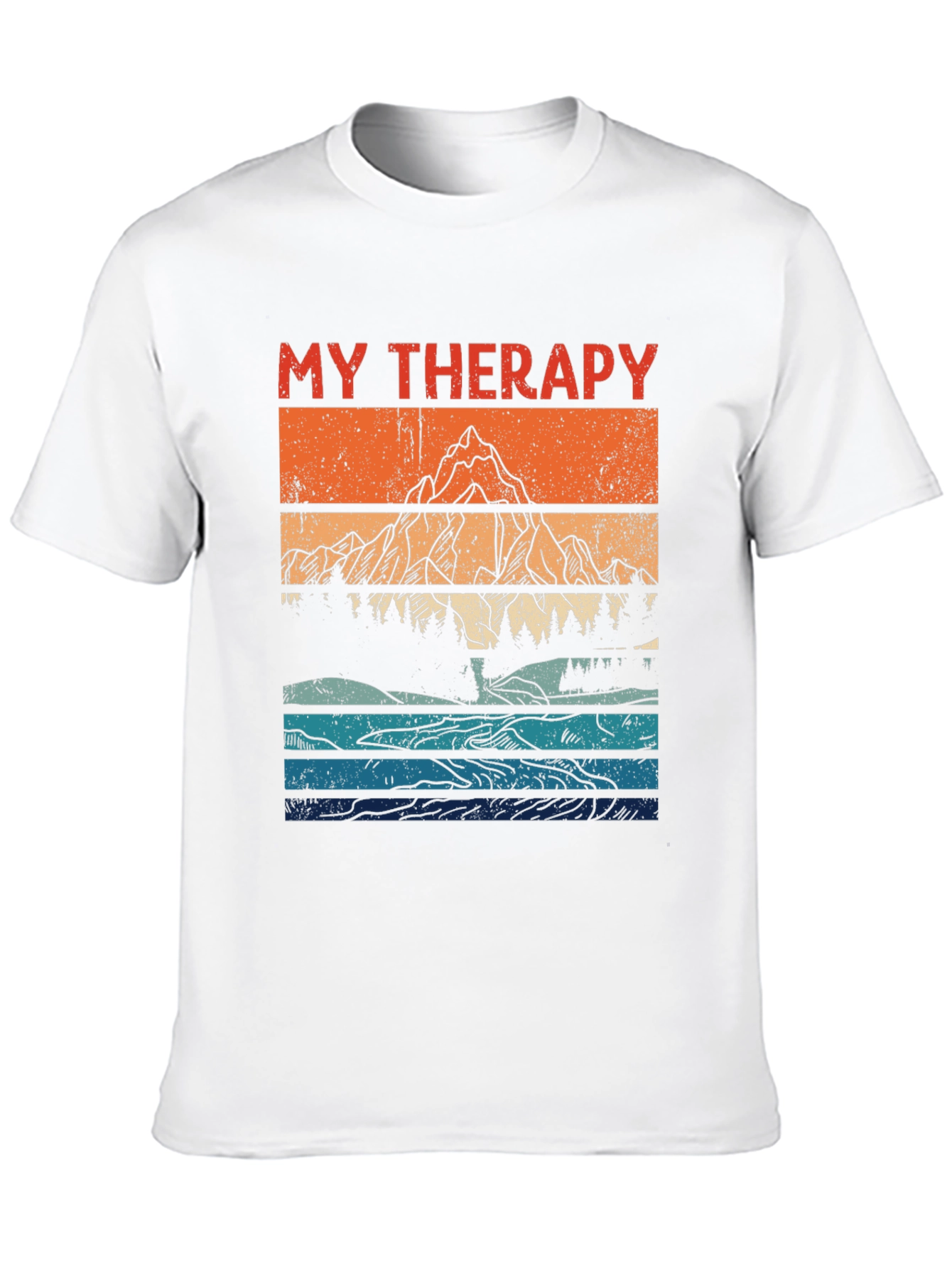 My Therapy Mountain Graphic Tee - Nature Lover