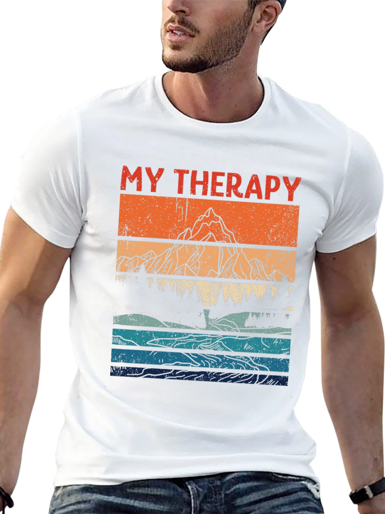 My Therapy Mountain Graphic Tee - Nature Lover