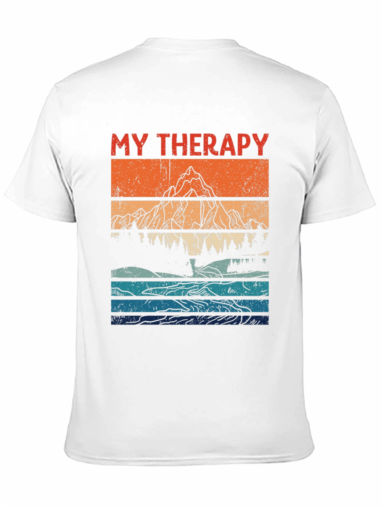 My Therapy Mountain Graphic Tee - Nature Lover