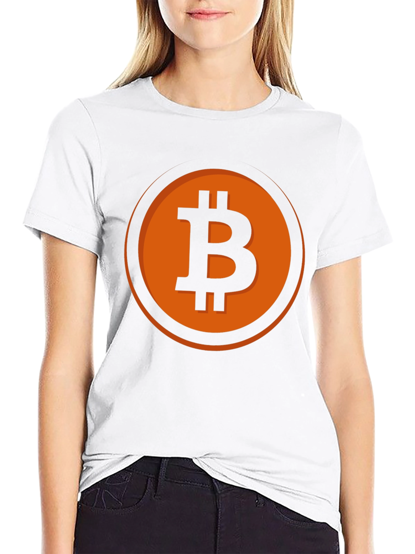 Bitcoin Logo Black T-Shirt