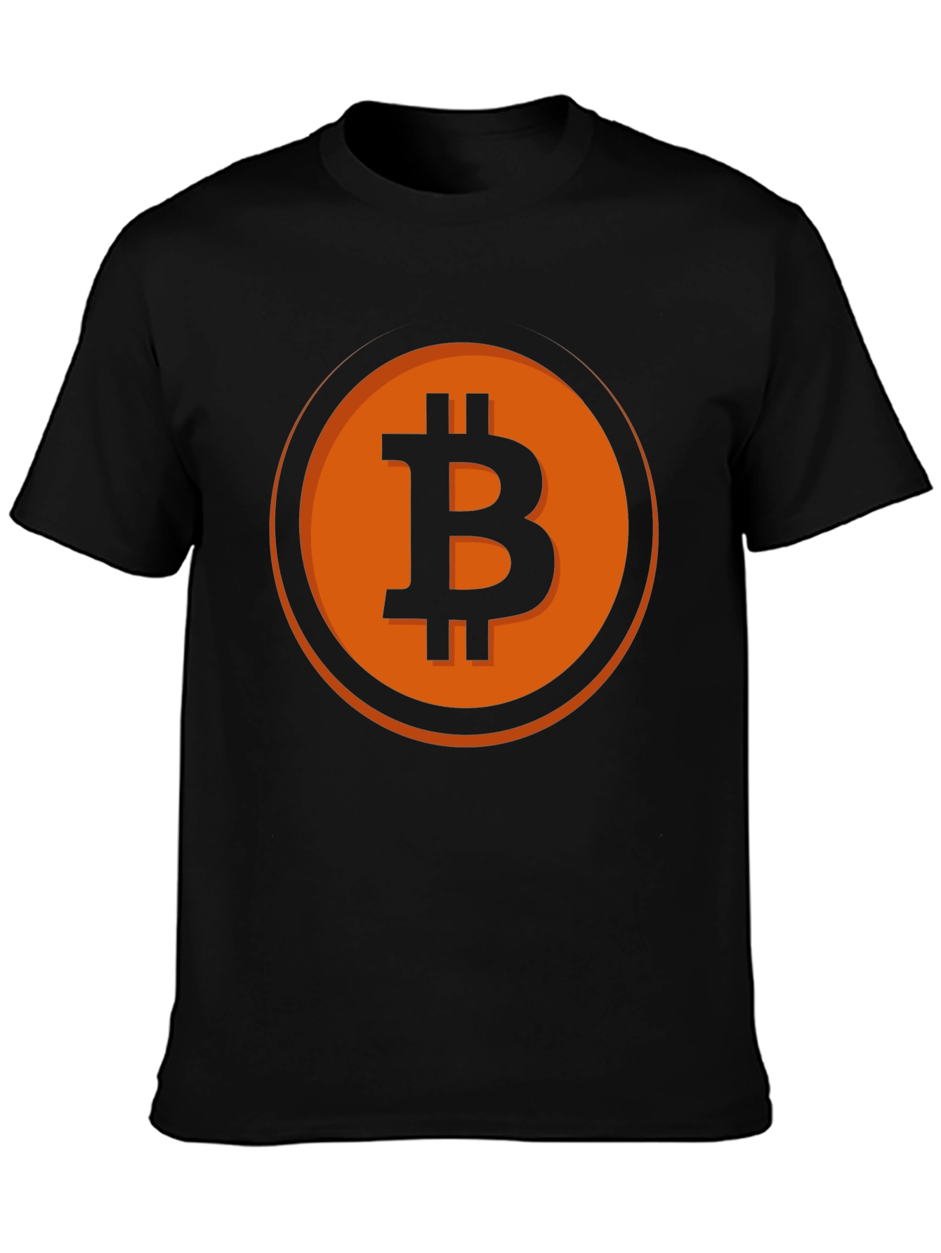 Bitcoin Logo Black T-Shirt