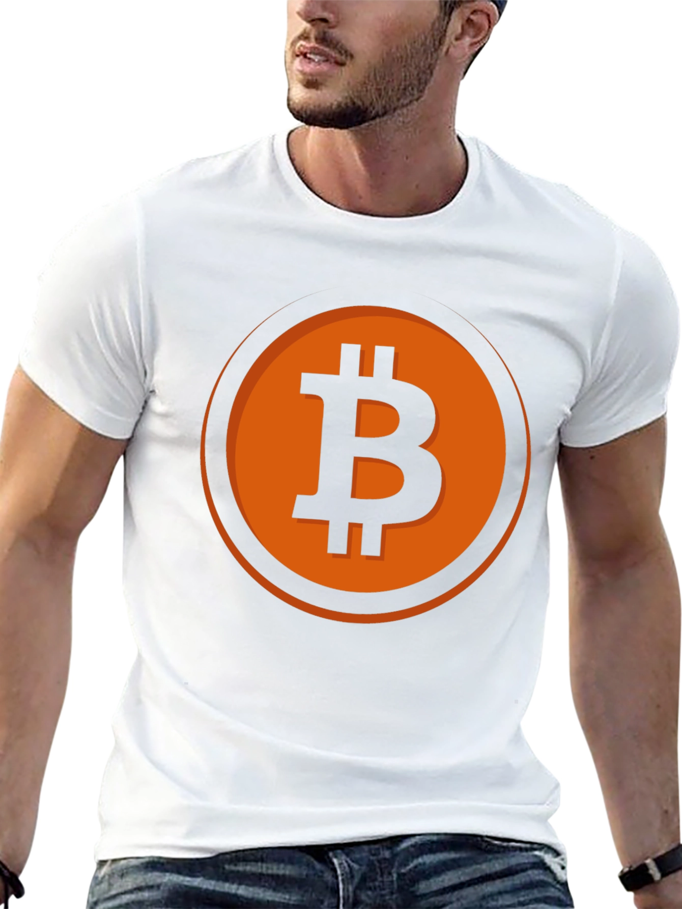 Bitcoin Logo Black T-Shirt