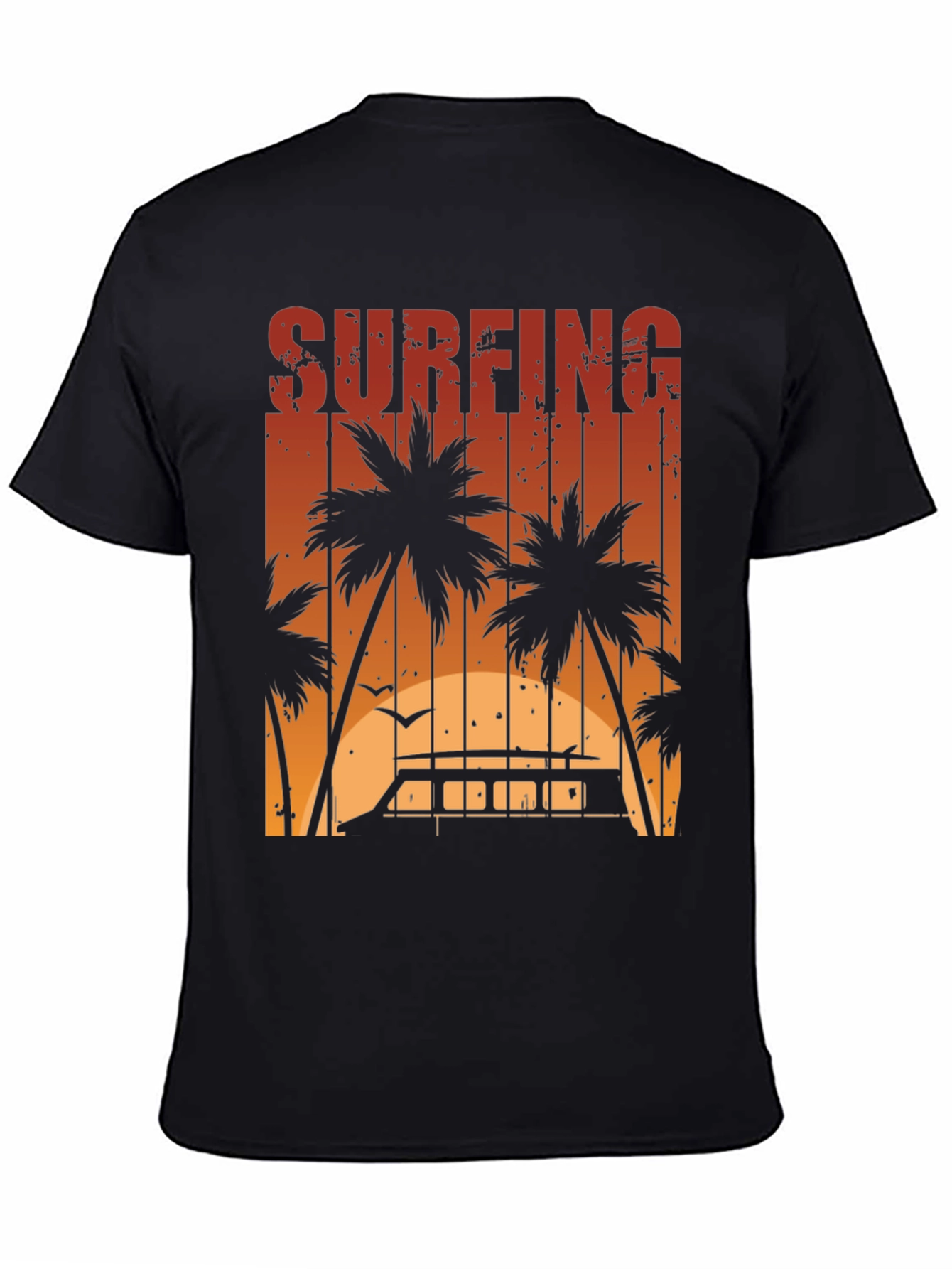 Surfing Sunset Graphic Tee