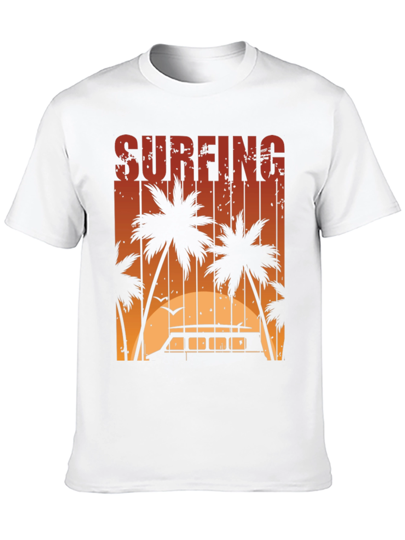 Surfing Sunset Graphic Tee