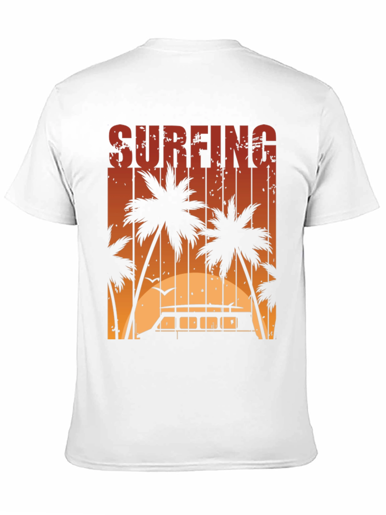Surfing Sunset Graphic Tee