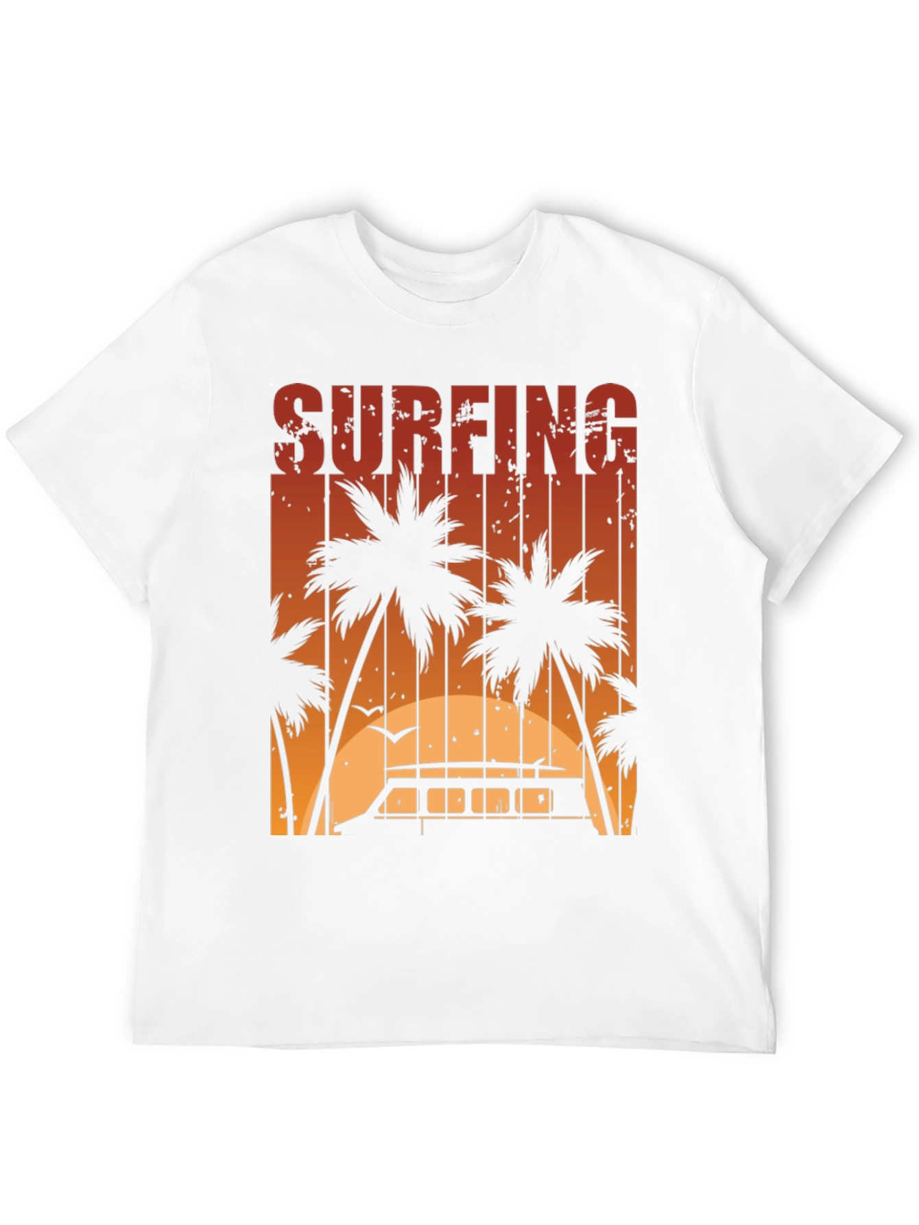 Surfing Sunset Graphic Tee