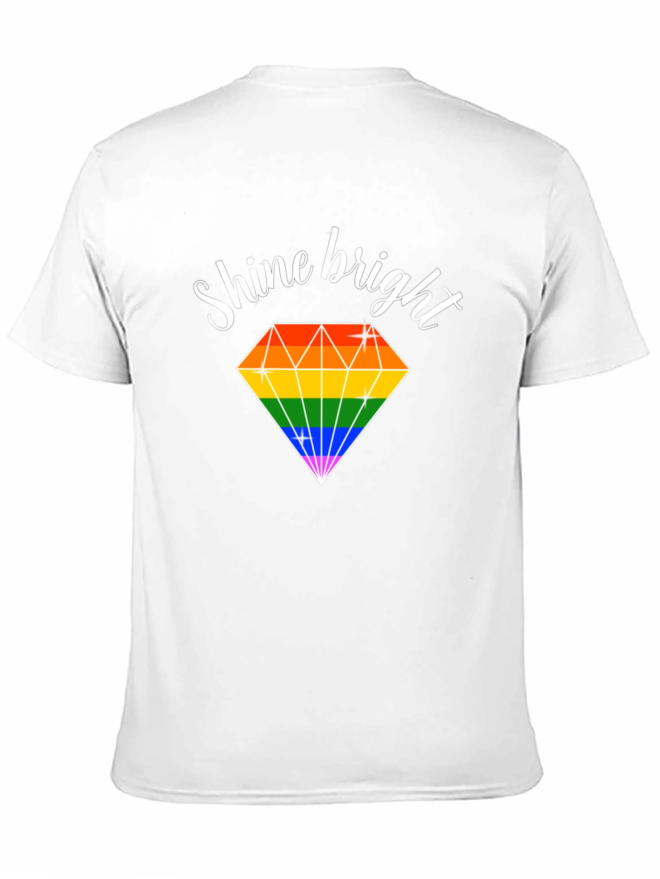 Shine Bright Rainbow Diamond T-Shirt