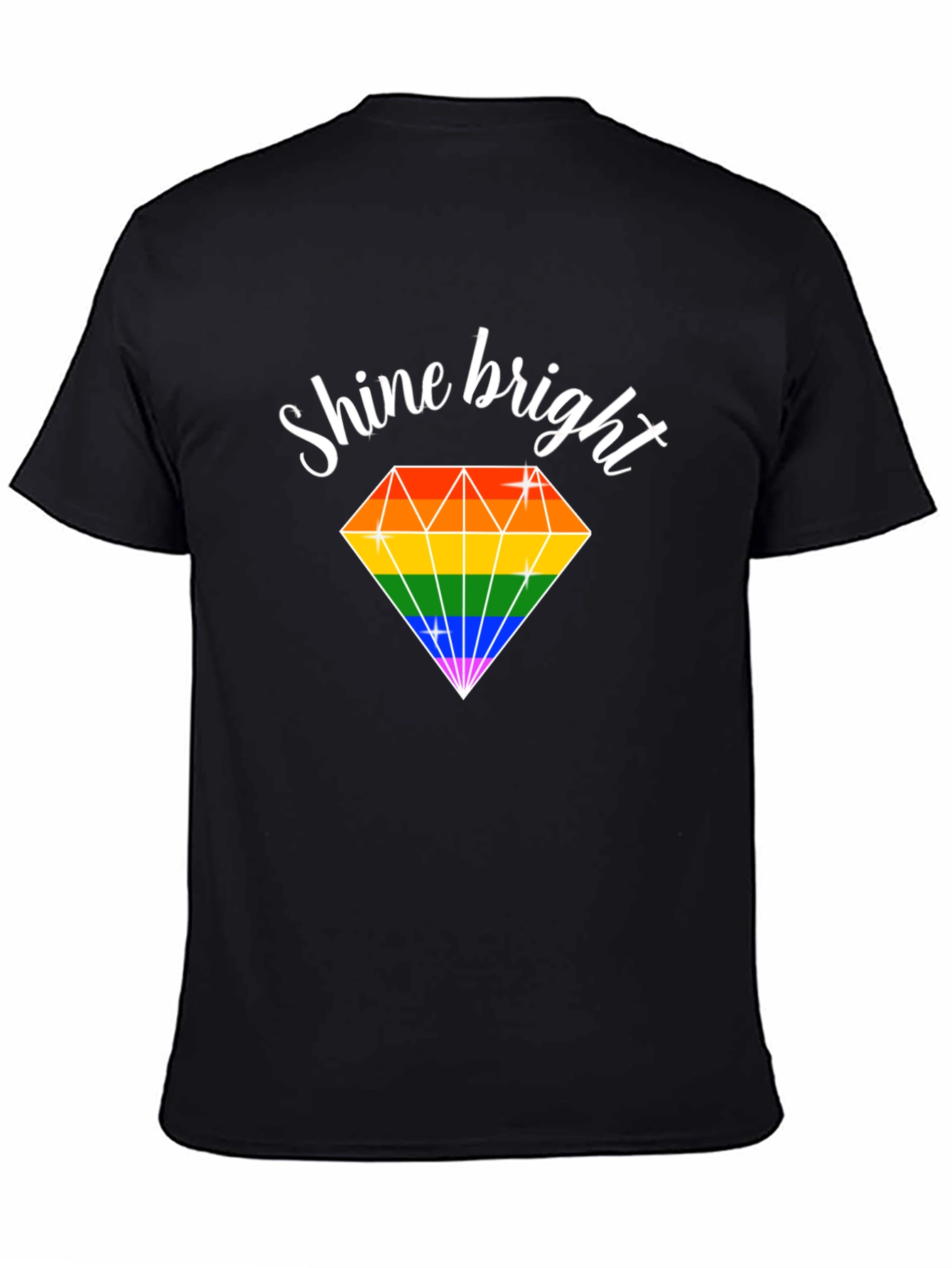 Shine Bright Rainbow Diamond T-Shirt