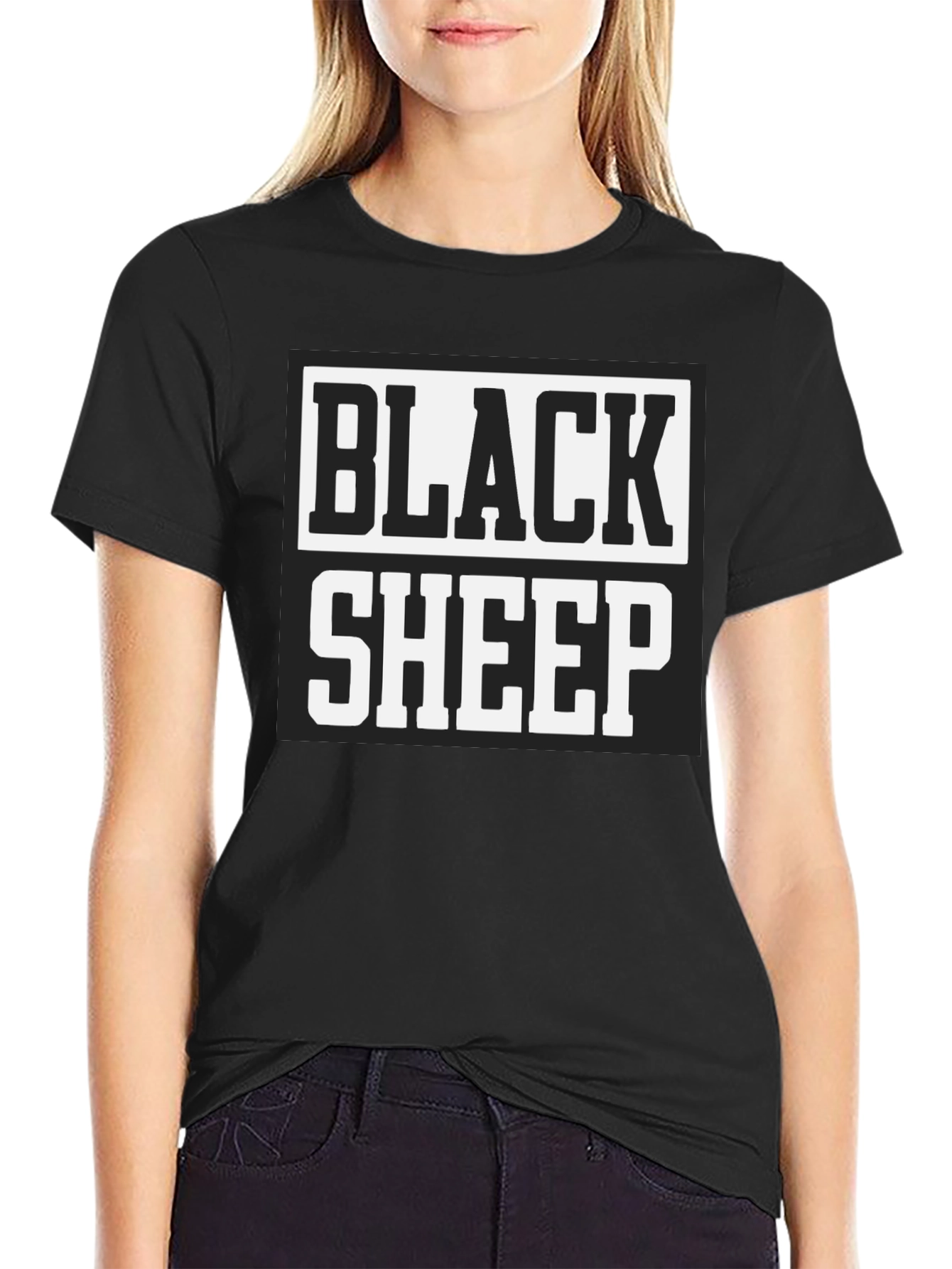 Black Sheep Graphic Tee - Bold Statement Shirt