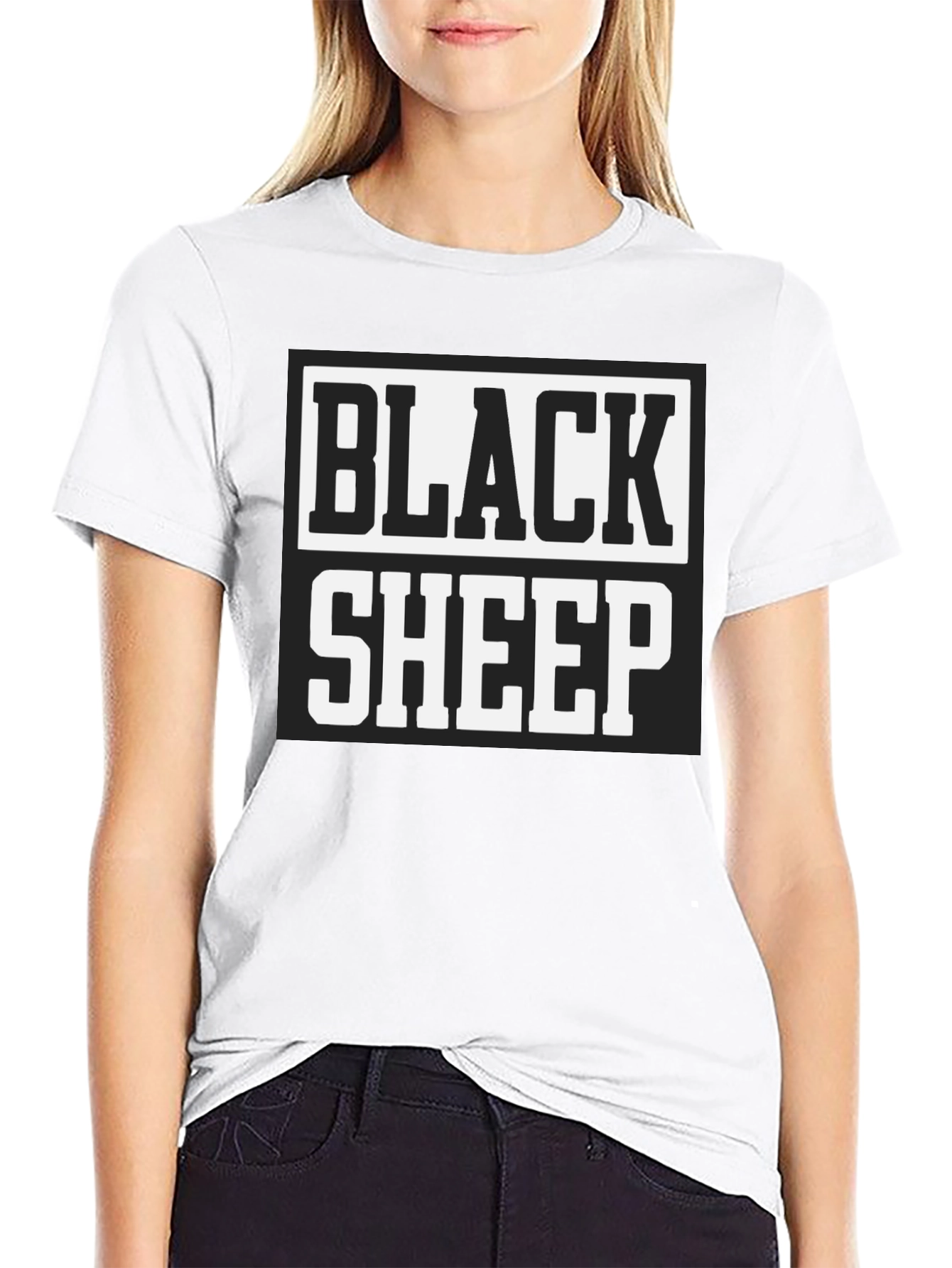 Black Sheep Graphic Tee - Bold Statement Shirt
