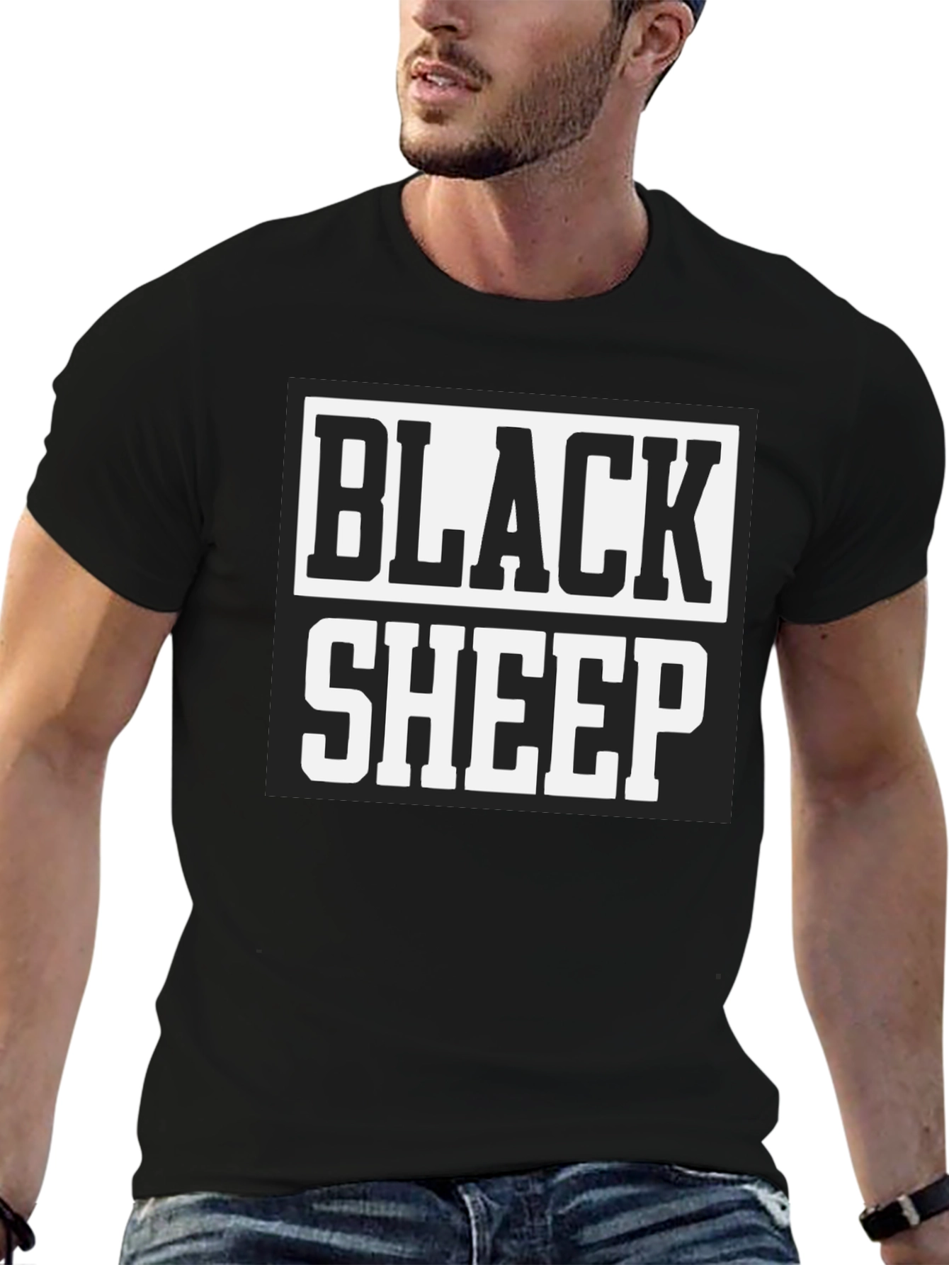 Black Sheep Graphic Tee - Bold Statement Shirt