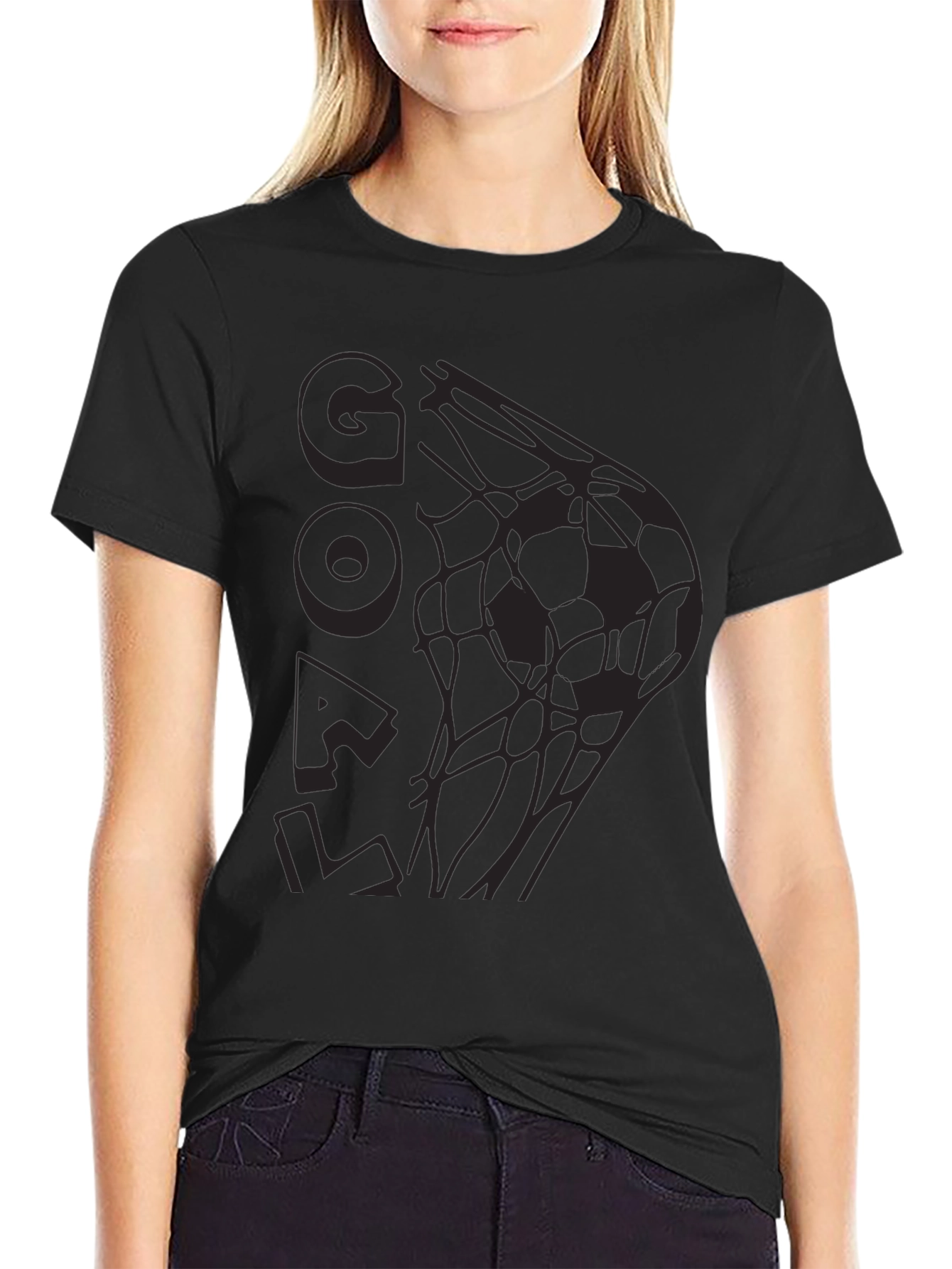 Goal! Soccer T-Shirt - Black Graphic Tee