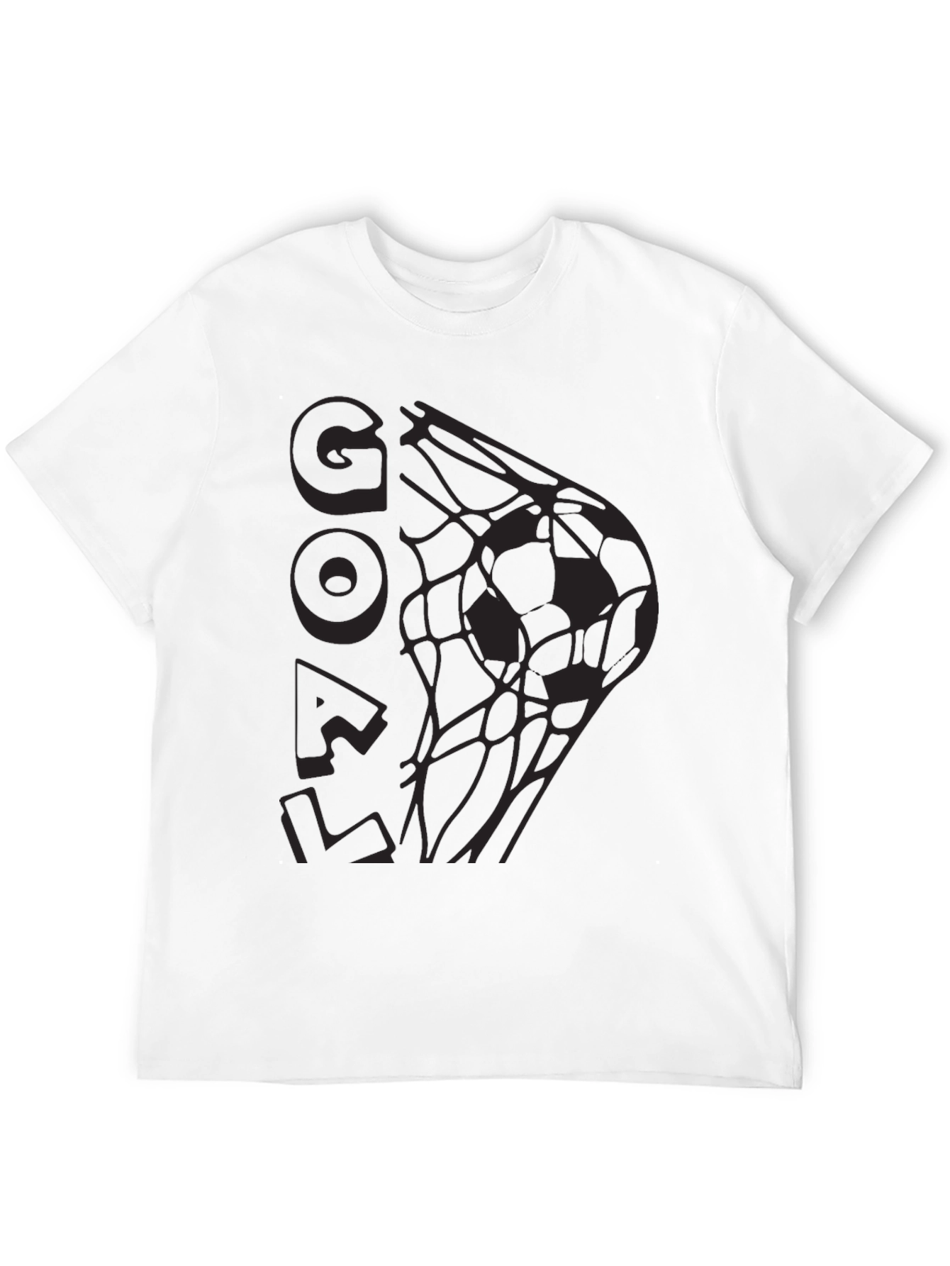 Goal! Soccer T-Shirt - Black Graphic Tee