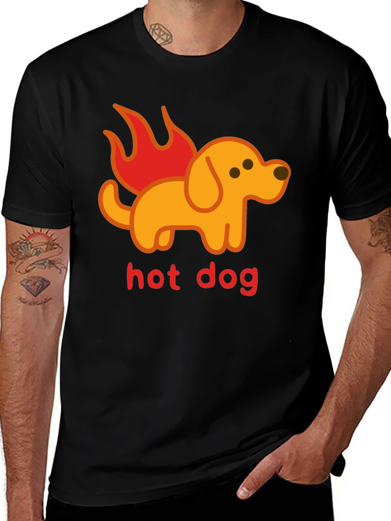 Hot Dog T-Shirt - Funny Graphic Tee