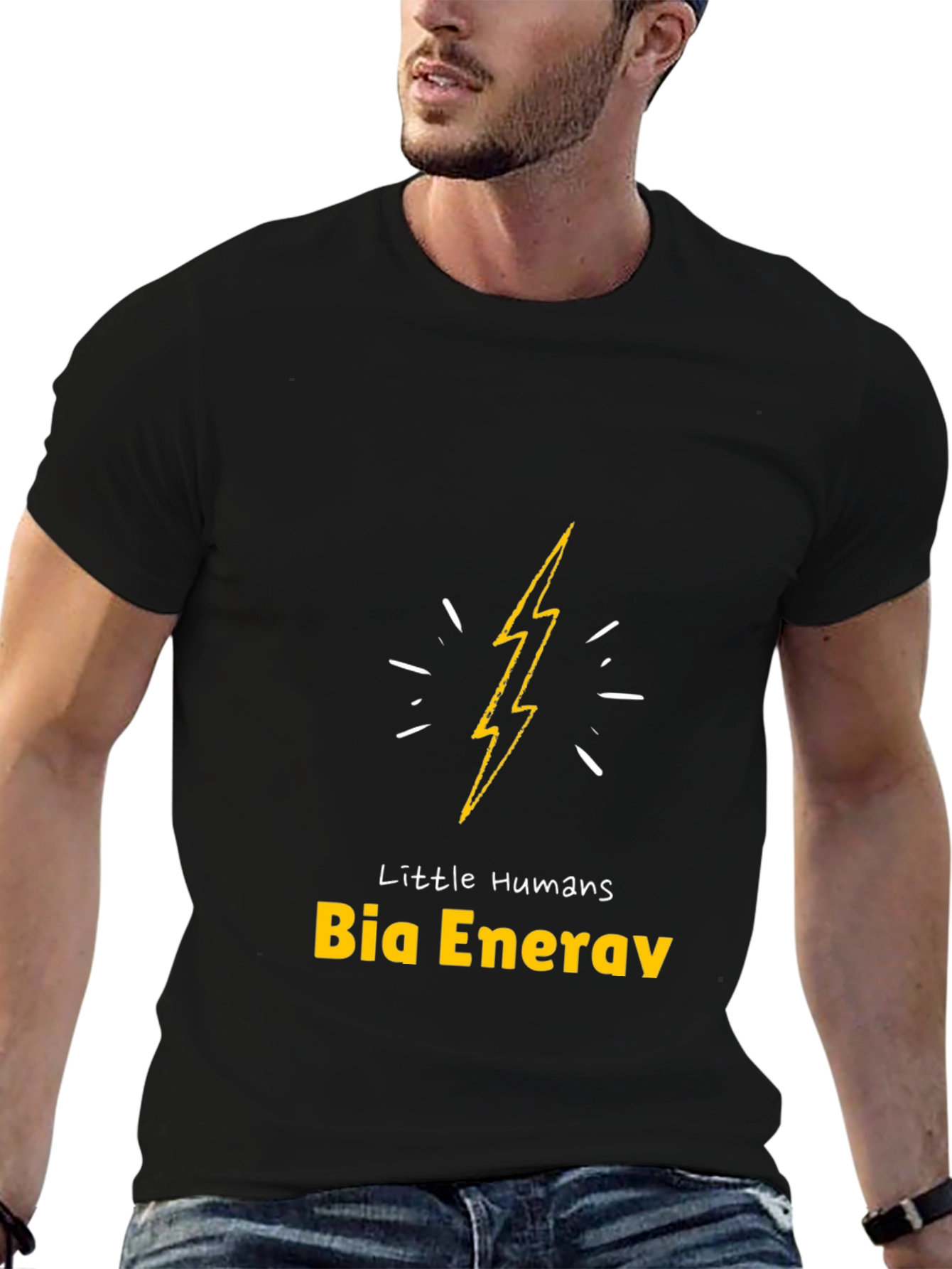 Little Humans Bia Energy Black T-Shirt