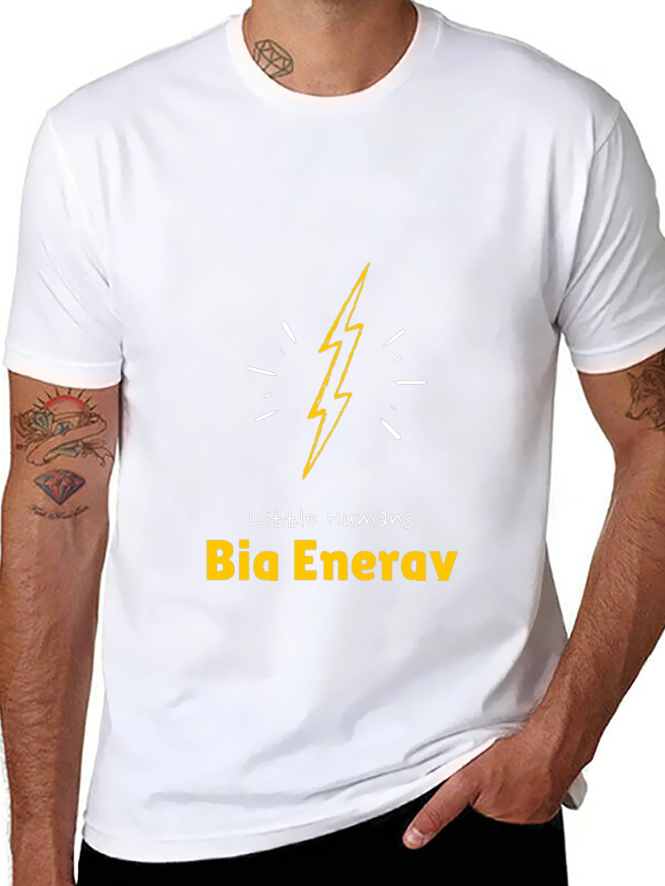 Little Humans Bia Energy Black T-Shirt
