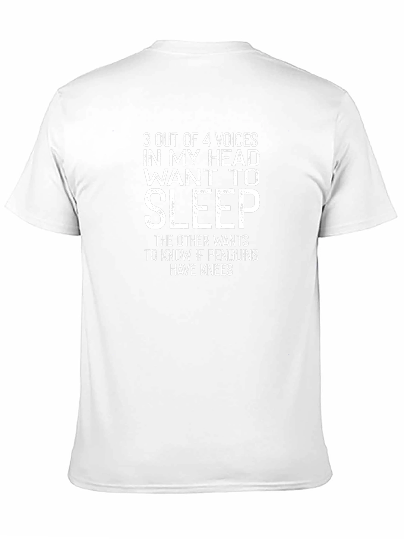 Funny Sleepy Head Graphic T-Shirt