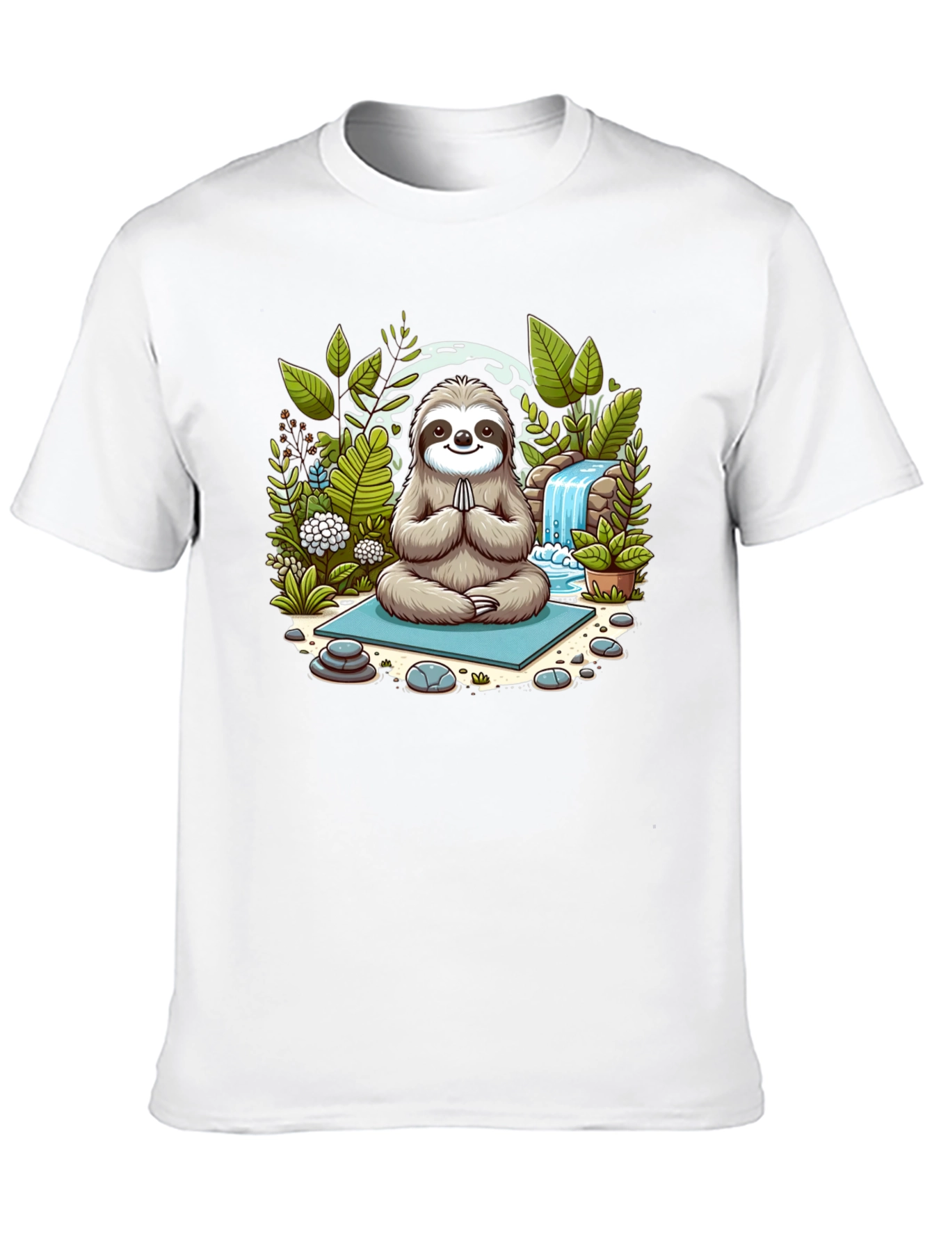 Meditating Sloth Graphic Tee