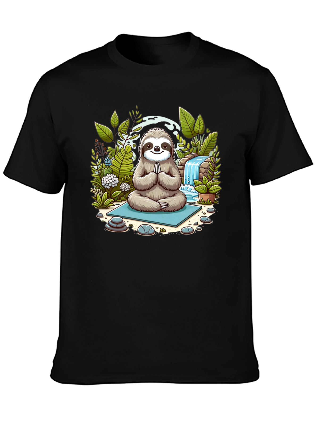 Meditating Sloth Graphic Tee