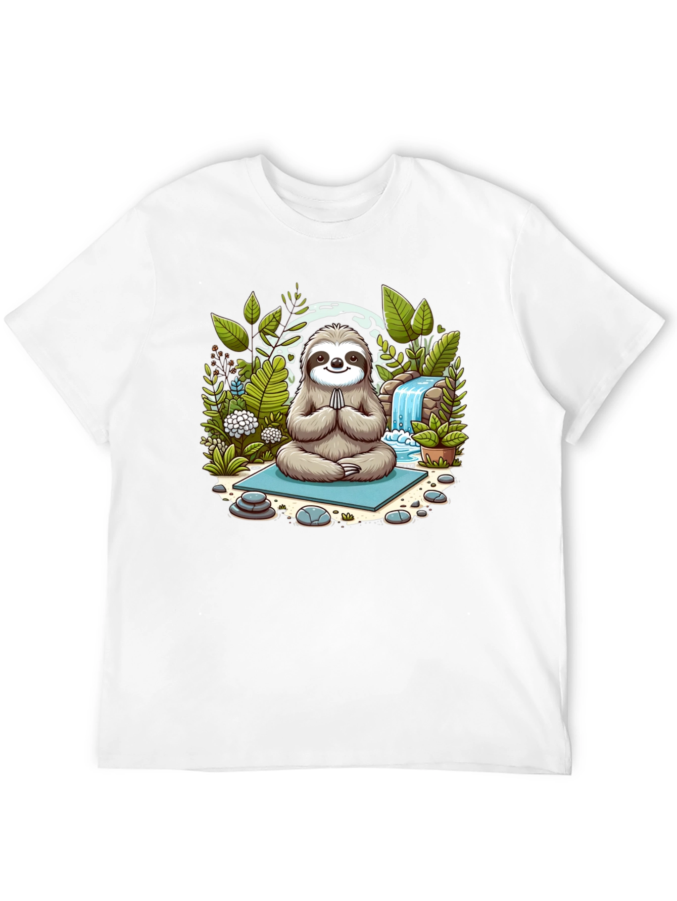 Meditating Sloth Graphic Tee