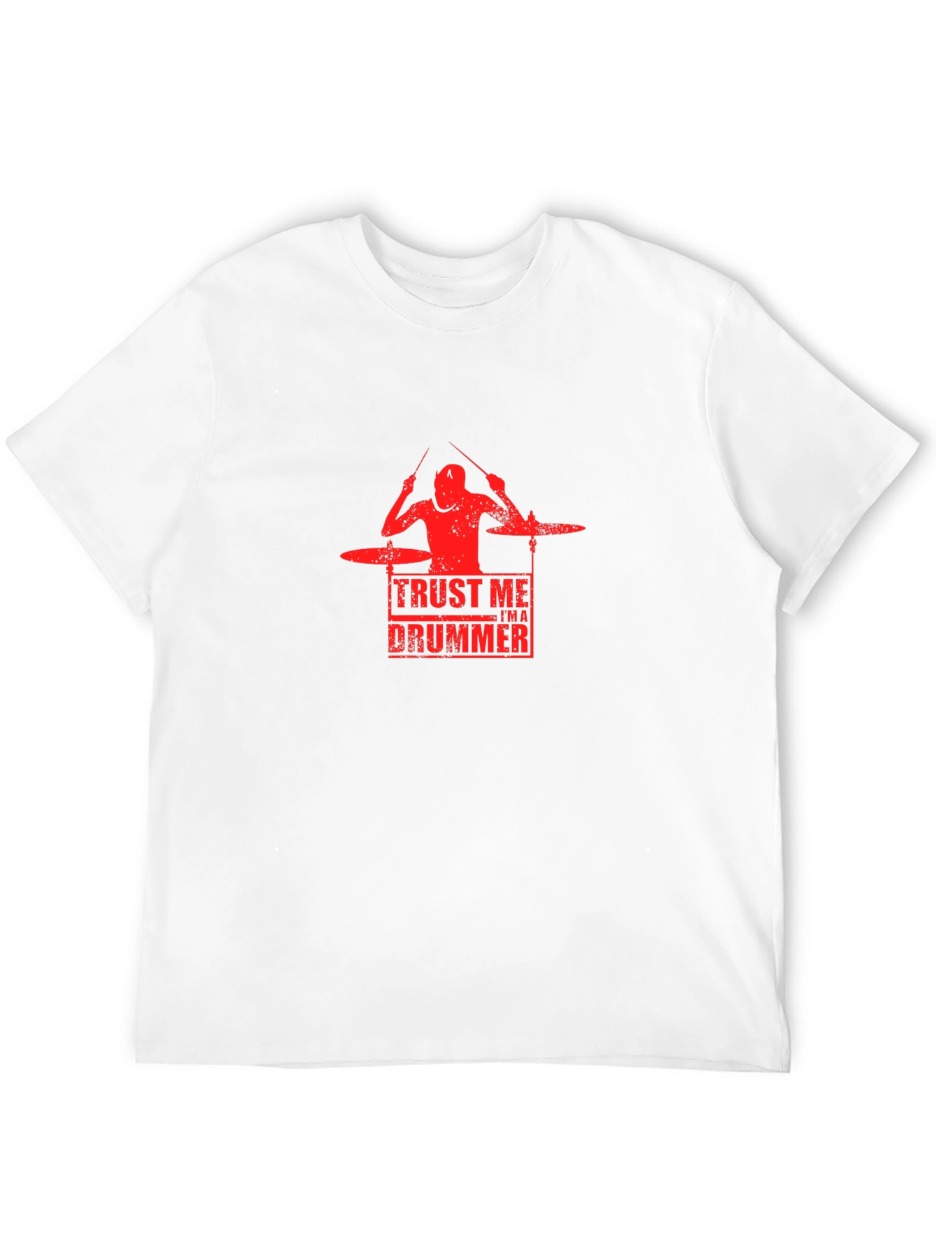 Trust Me Im a Drummer Black T-Shirt