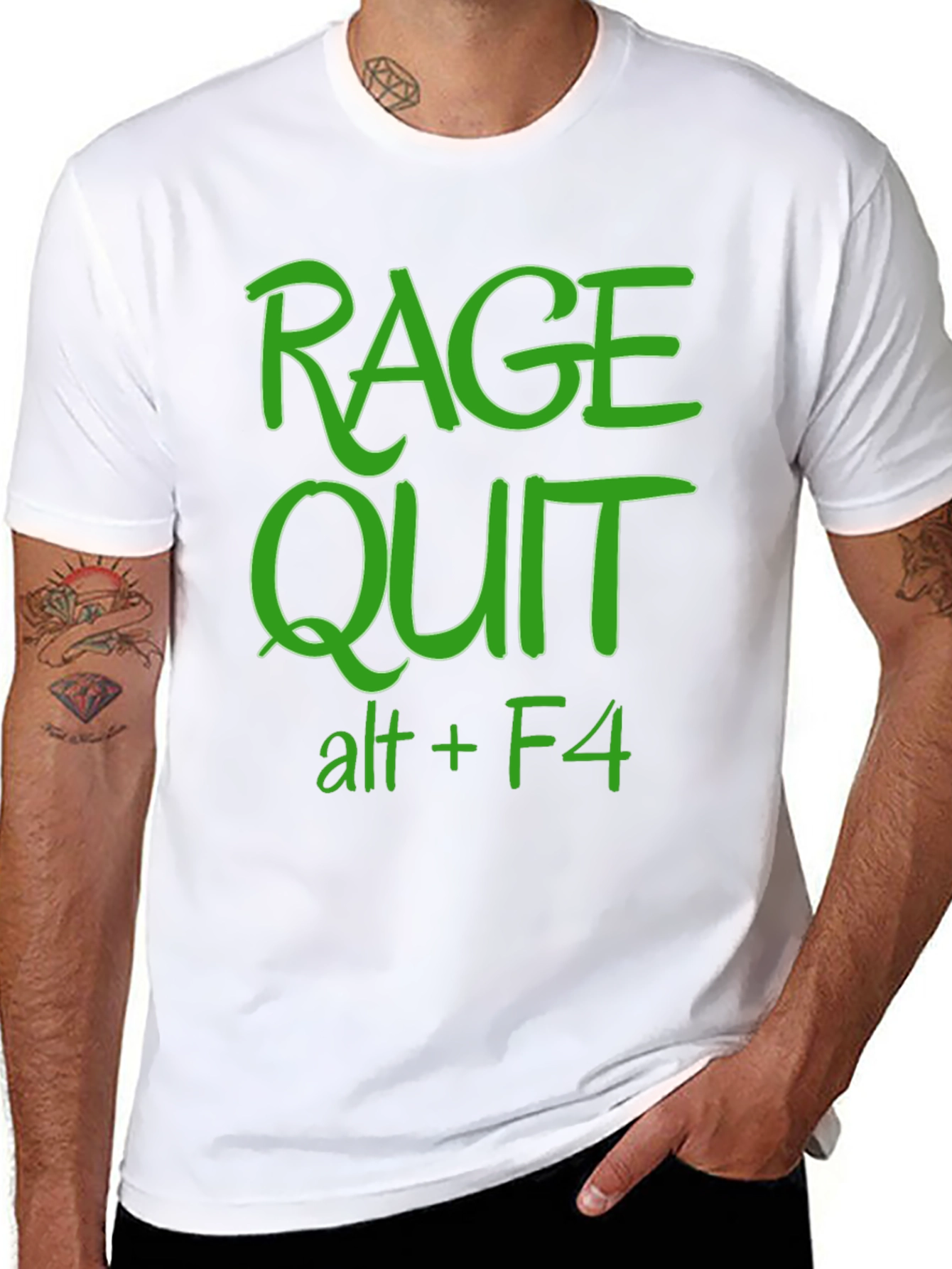 Rage Quit Alt + F4 Graphic T-Shirt