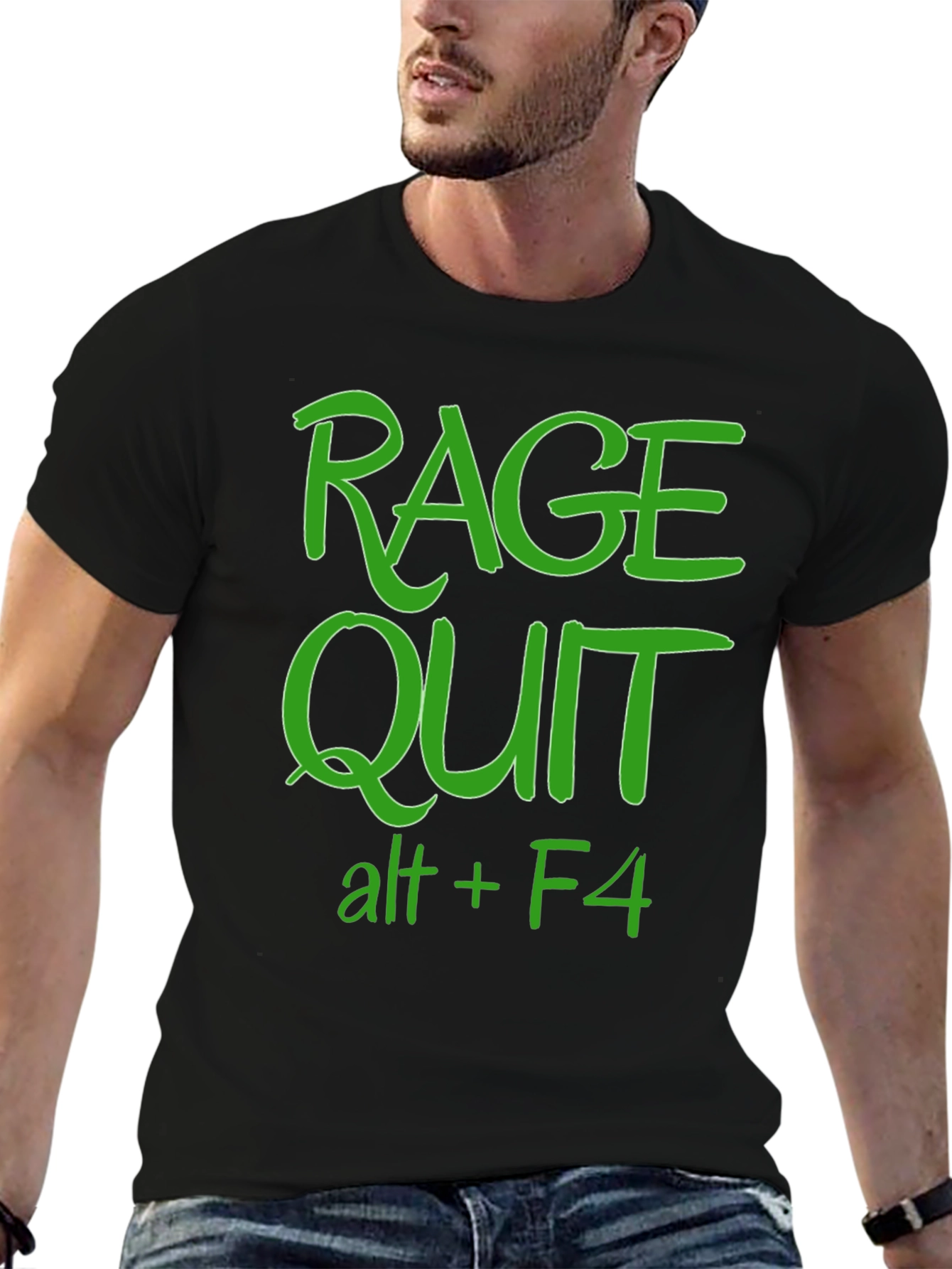 Rage Quit Alt + F4 Graphic T-Shirt