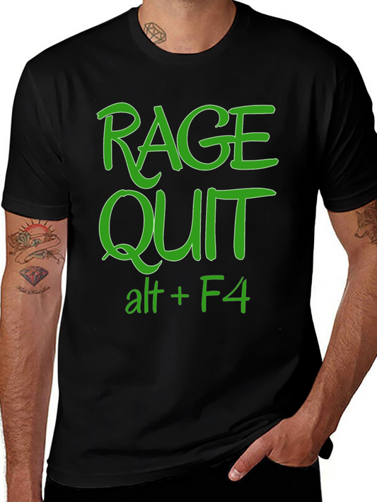 Rage Quit Alt + F4 Graphic T-Shirt
