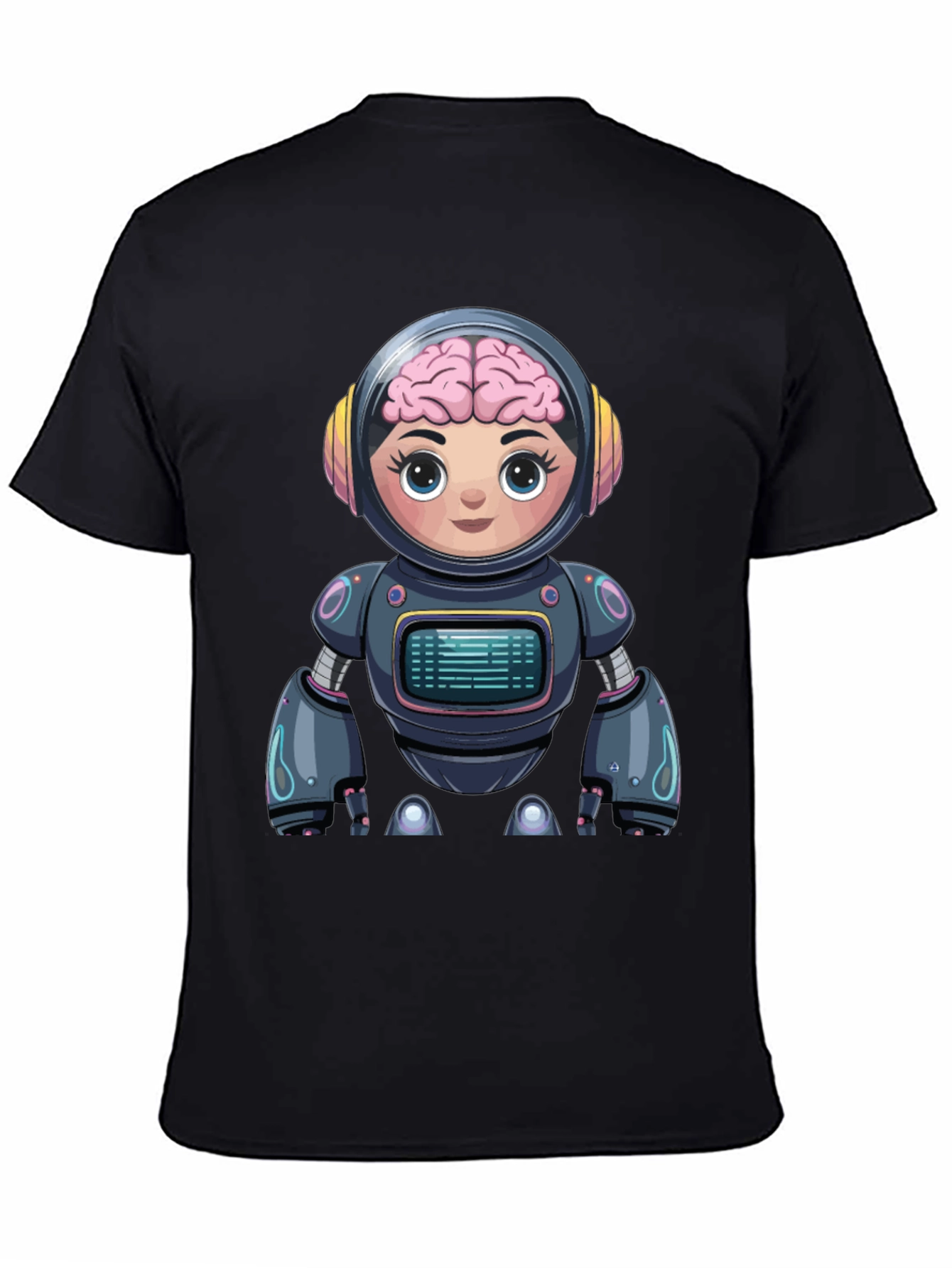 Robot Brain T-Shirt - Unique Graphic Tee
