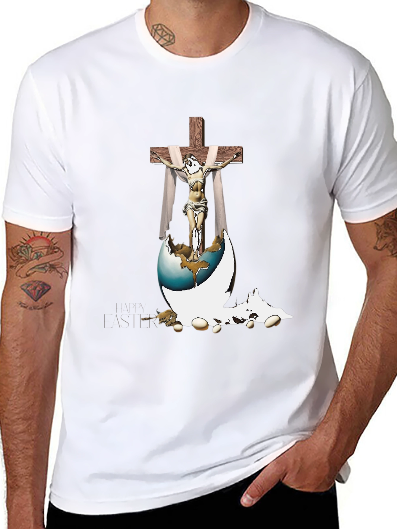 Jesus on the Cross Graphic T-Shirt