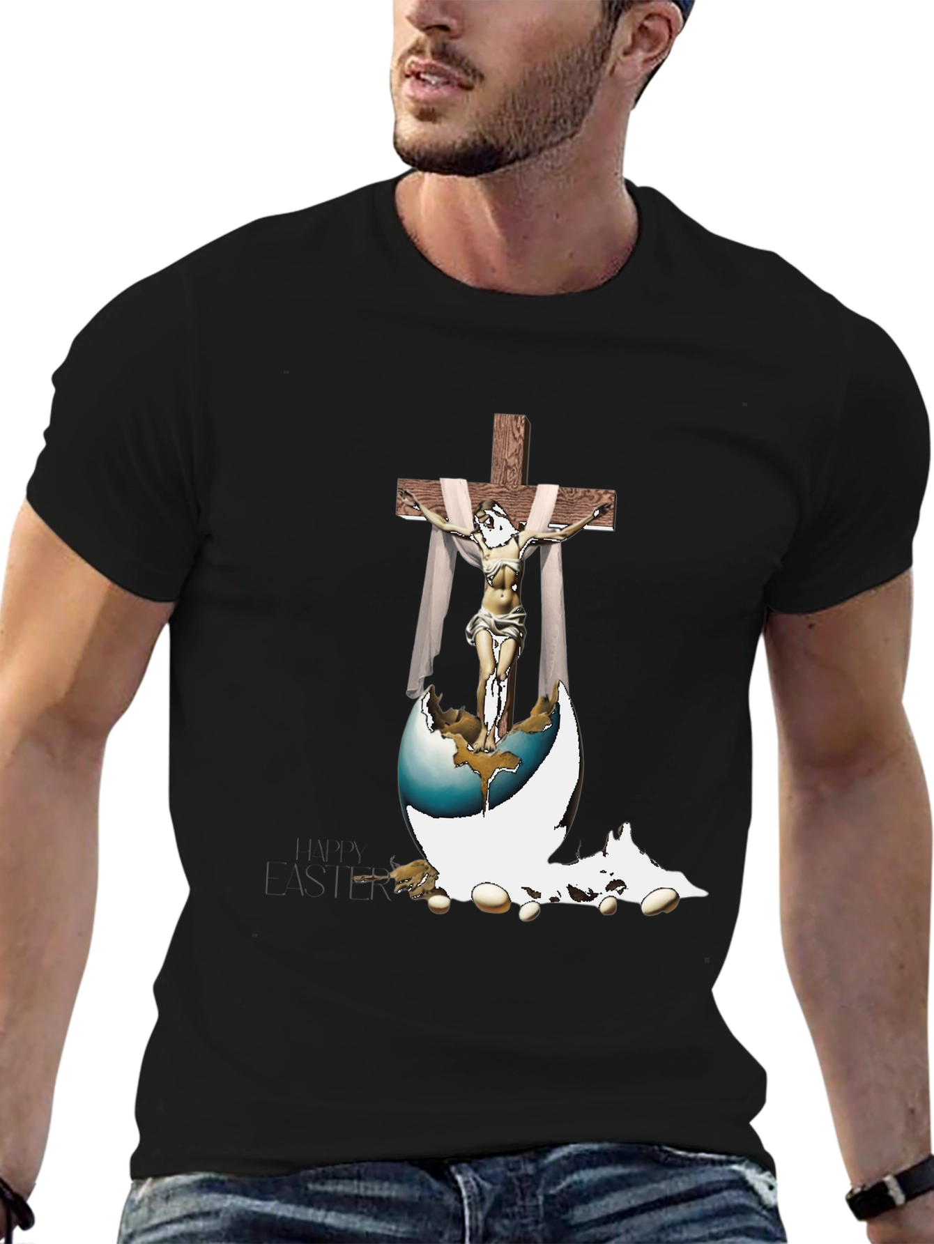 Jesus on the Cross Graphic T-Shirt