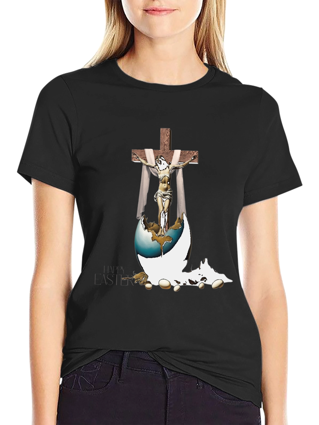 Jesus on the Cross Graphic T-Shirt
