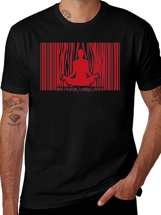 Meditate Code T-Shirt - Cool Zen Graphic Tee