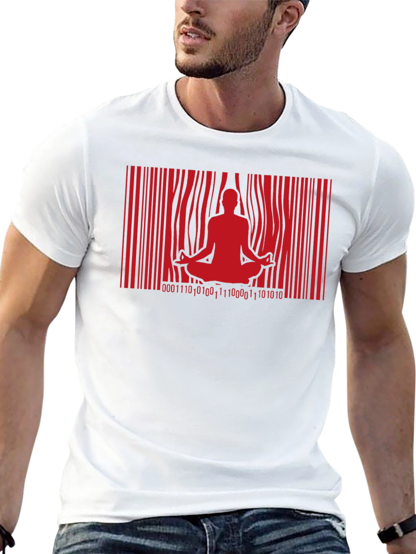 Meditate Code T-Shirt - Cool Zen Graphic Tee